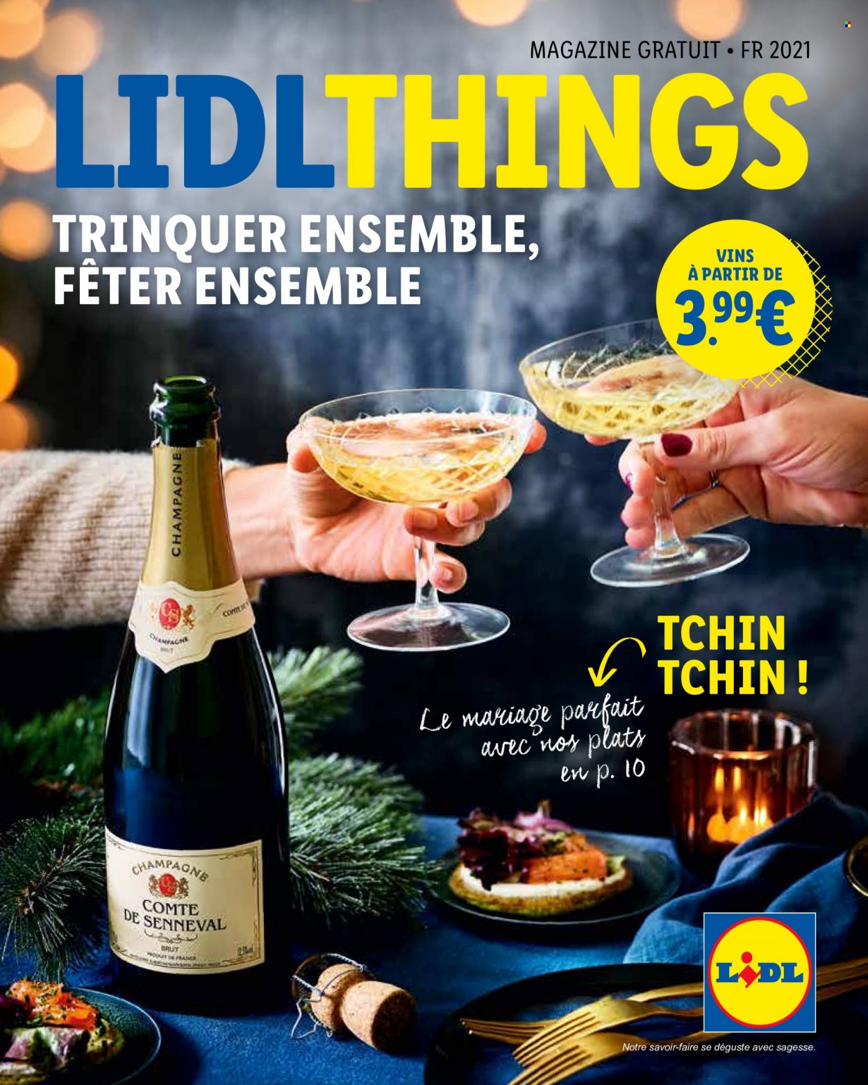 thumbnail - Catalogue Lidl - Produits soldés - Comté, vin, champagne, alcool, magazine. Page 1.