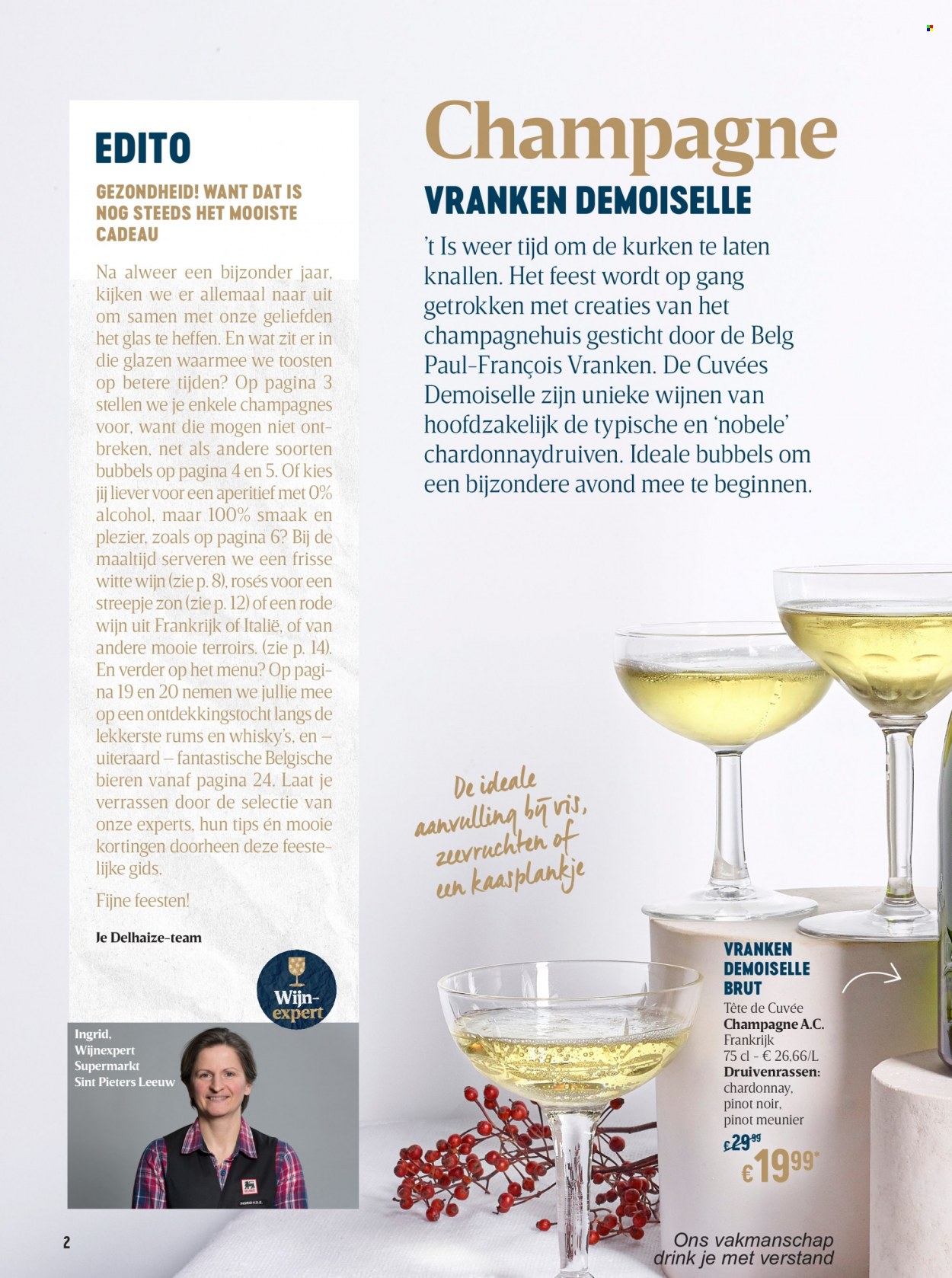 thumbnail - Catalogue Delhaize - 18/11/2021 - 05/01/2022 - Produits soldés - vin, alcool, whisky. Page 2.
