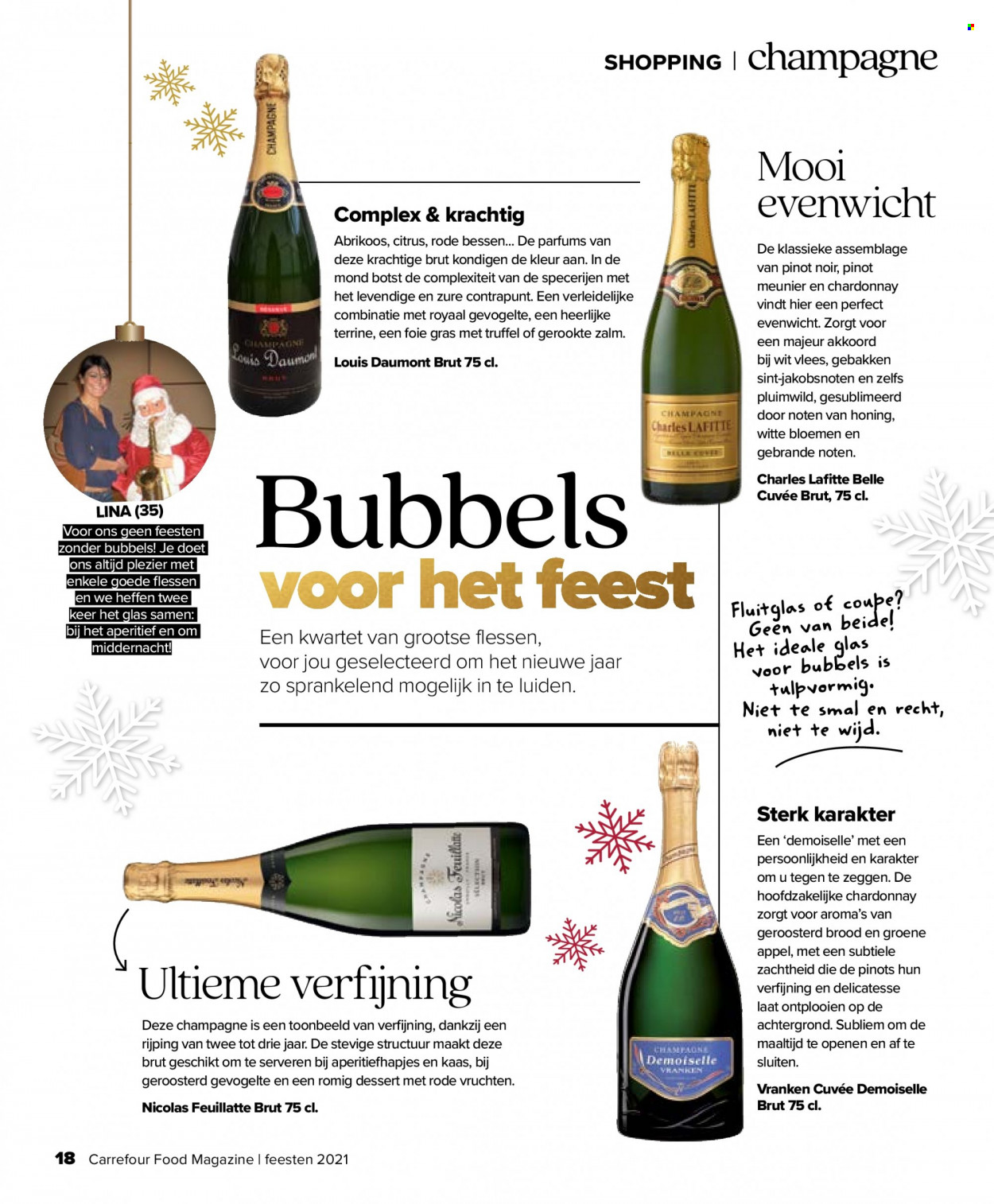 thumbnail - Carrefour-aanbieding - 01/12/2021 - 02/02/2022 -  producten in de aanbieding - truffel, brood, bessen, rode bessen, rode vruchten, zalm, aperitiefhapjes, foie gras, gerookte zalm, kaas, champagne, Chardonnay, Pinot Noir. Pagina 18.