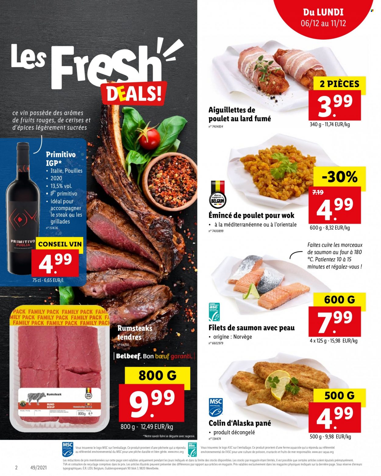 thumbnail - Lidl-aanbieding - 06/12/2021 - 11/12/2021 -  producten in de aanbieding - steak, lard. Pagina 2.