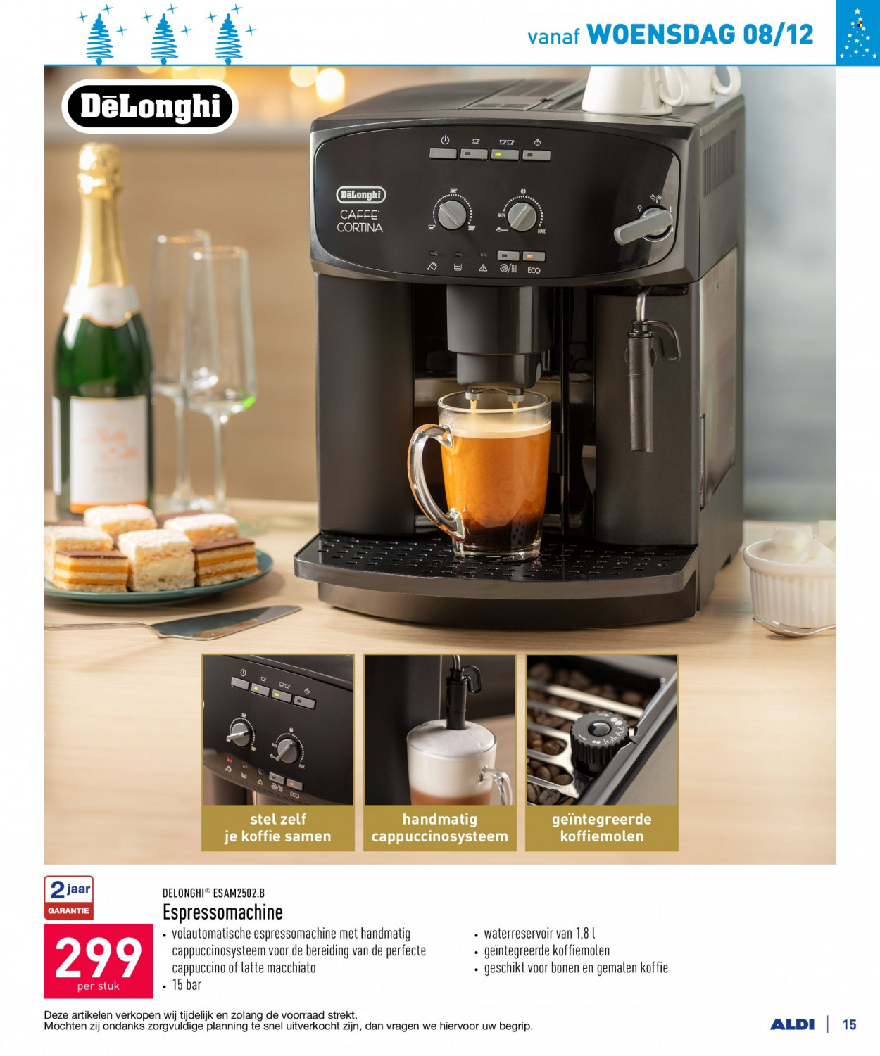 thumbnail - ALDI-aanbieding - 11/12/2021 - 17/12/2021 -  producten in de aanbieding - koffie, DeLonghi. Pagina 15.