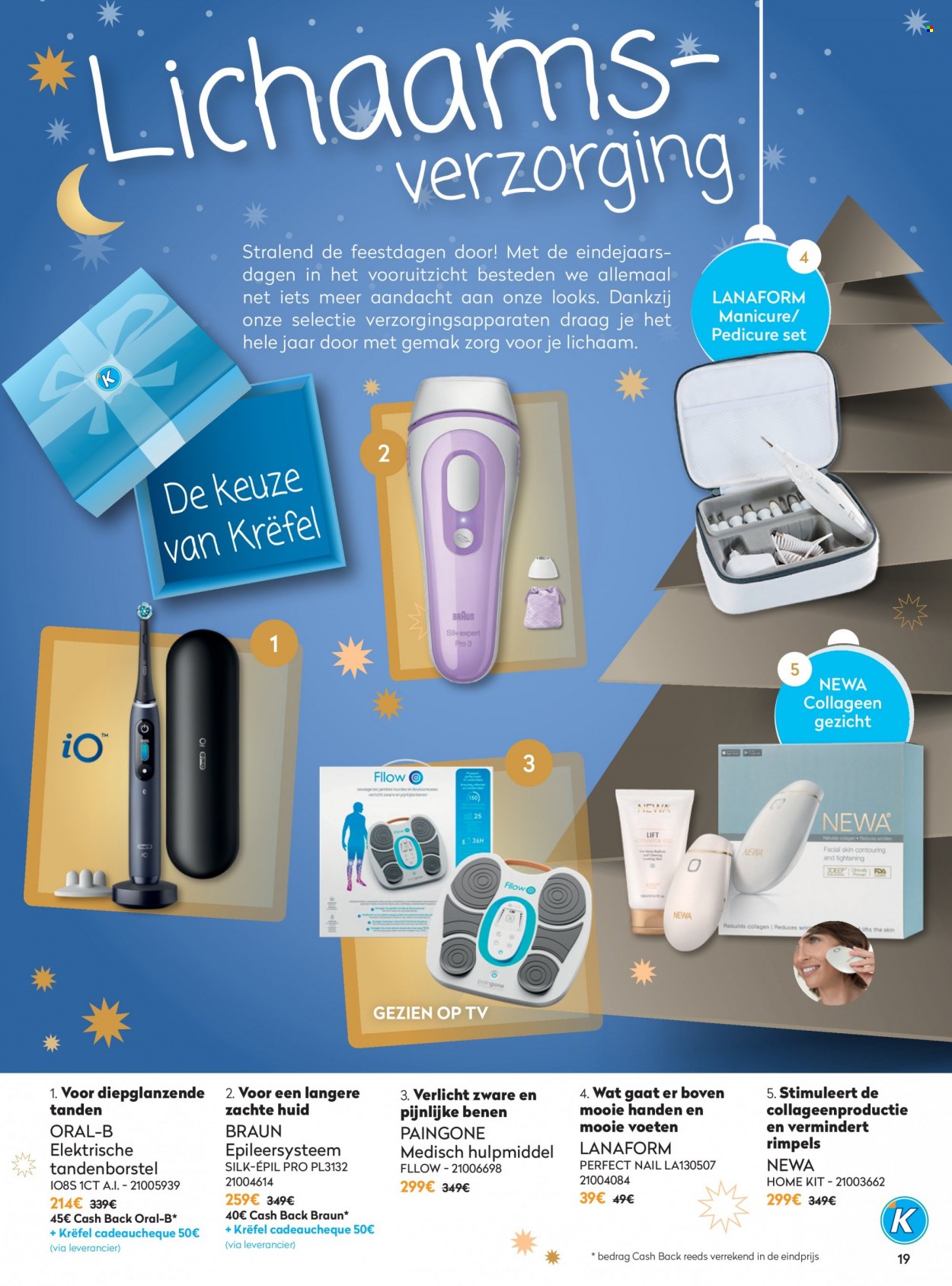 thumbnail - Krëfel-aanbieding - 01/12/2021 - 31/12/2021 -  producten in de aanbieding - TV, Braun, elektrische tandenborstel, Oral-B. Pagina 19.