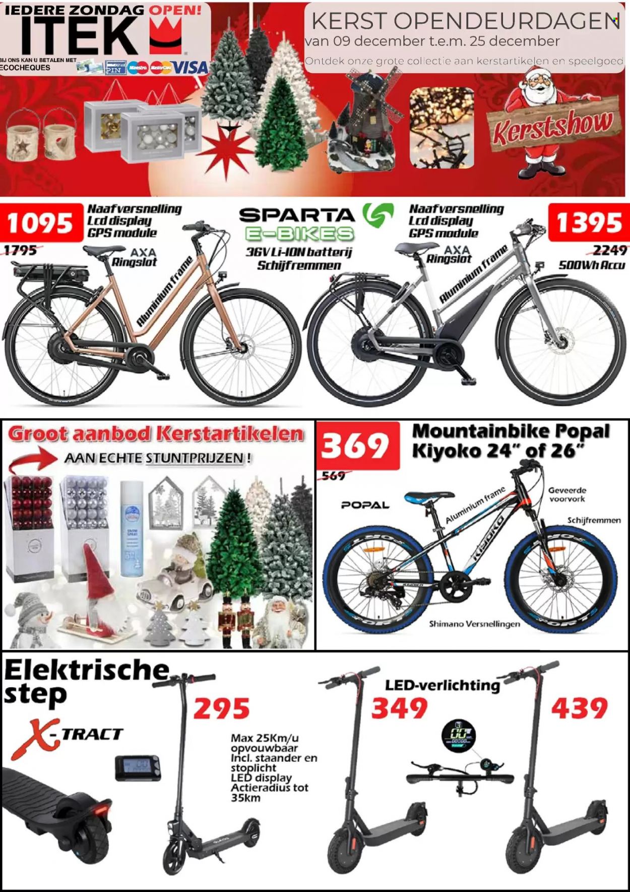 thumbnail - Itek-aanbieding - 09/12/2021 - 25/12/2021 -  producten in de aanbieding - Shimano, mountainbike, Popal, speelgoed, verlichting. Pagina 1.
