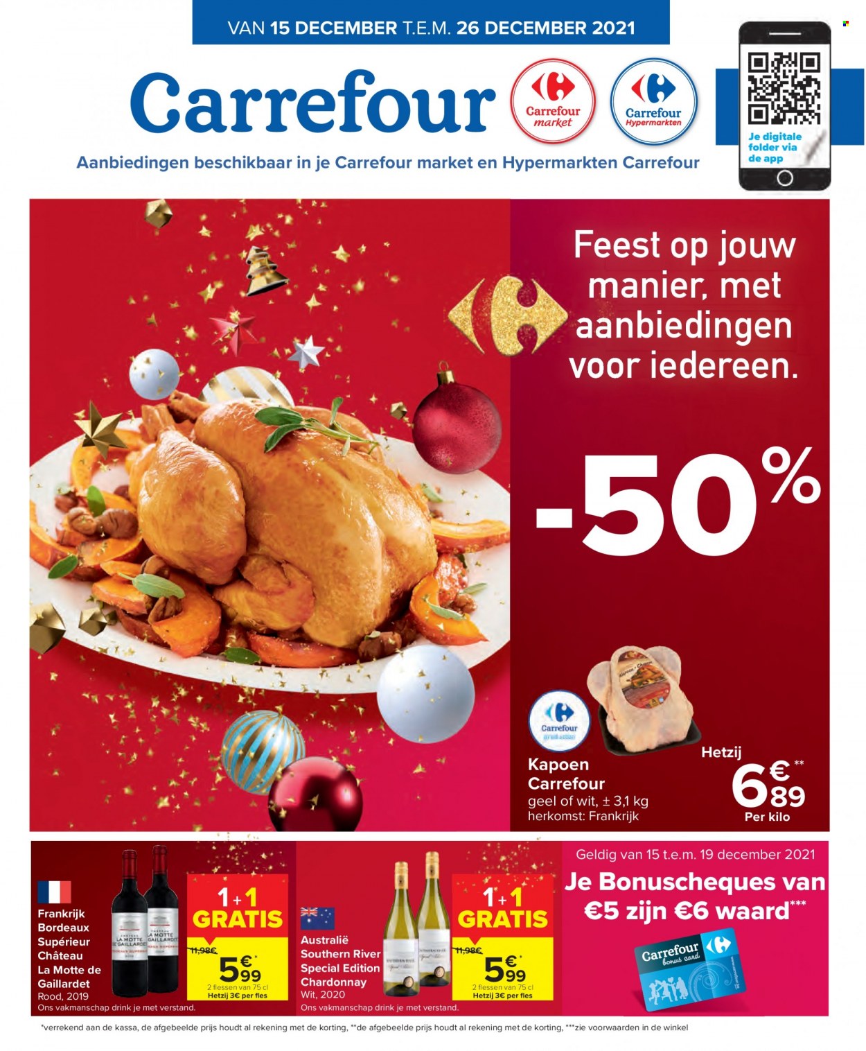 thumbnail - Carrefour-aanbieding - 15/12/2021 - 26/12/2021 -  producten in de aanbieding - Chardonnay. Pagina 1.