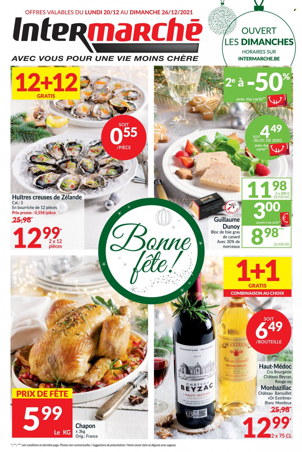 thumbnail - Intermarché-aanbieding - 20/12/2021 - 26/12/2021 -  producten in de aanbieding - foie gras, foie gras de canard. Pagina 1.