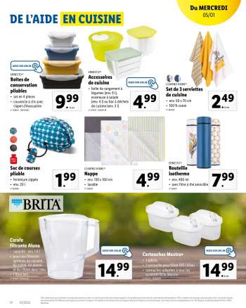 Catalogue Lidl - 03/01/2022 - 08/01/2022.