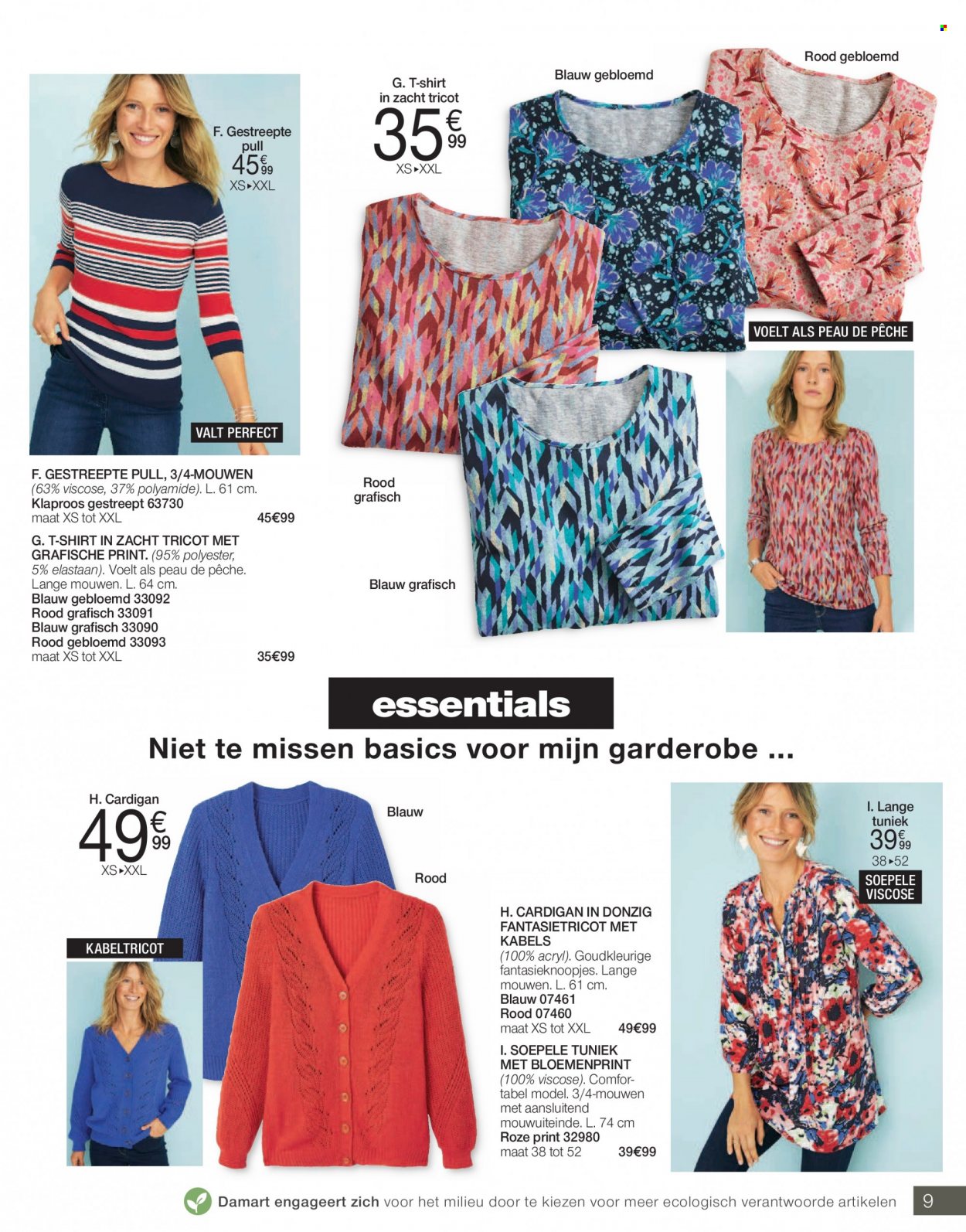 thumbnail - Damart-aanbieding - 01/01/2022 - 31/01/2022 -  producten in de aanbieding - jeans, tuniek, shirt, t-shirt. Pagina 9.
