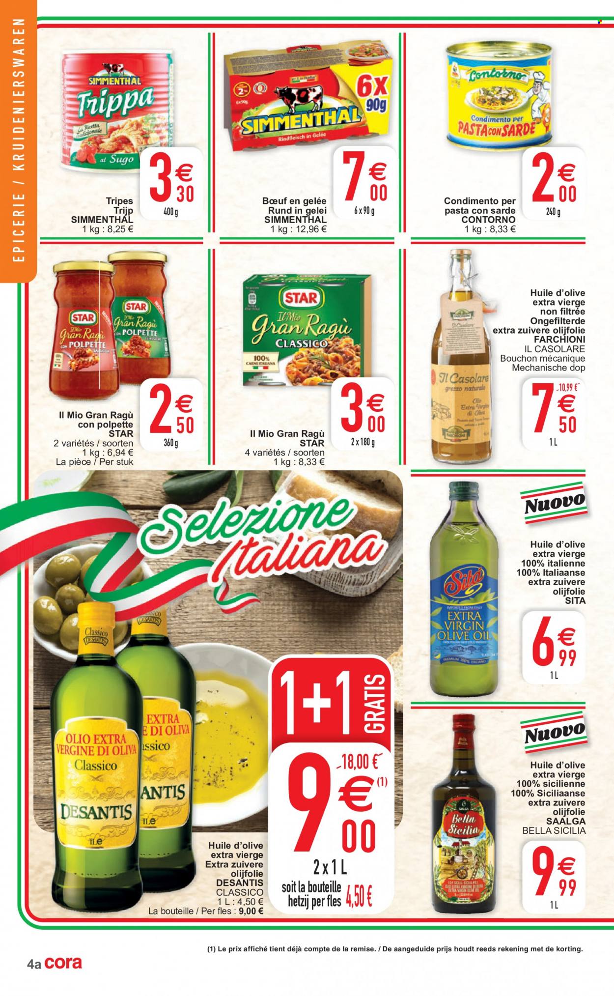 thumbnail - Cora-aanbieding - 04/01/2022 - 10/01/2022 -  producten in de aanbieding - pasta, olijfolie. Pagina 4.
