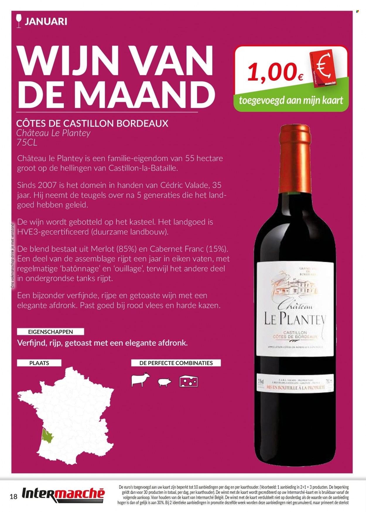 thumbnail - Intermarché-aanbieding - 01/01/2022 - 31/01/2022 -  producten in de aanbieding - Merlot, wijn. Pagina 18.