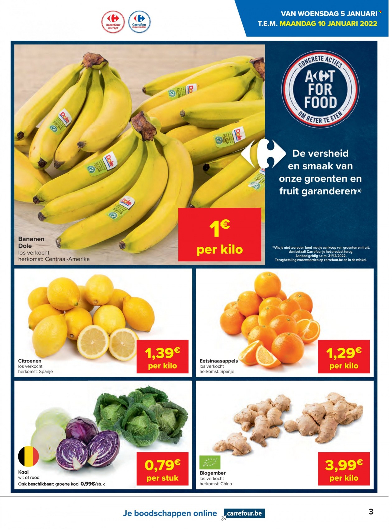thumbnail - Carrefour-aanbieding - 05/01/2022 - 17/01/2022 -  producten in de aanbieding - groene kool. Pagina 3.
