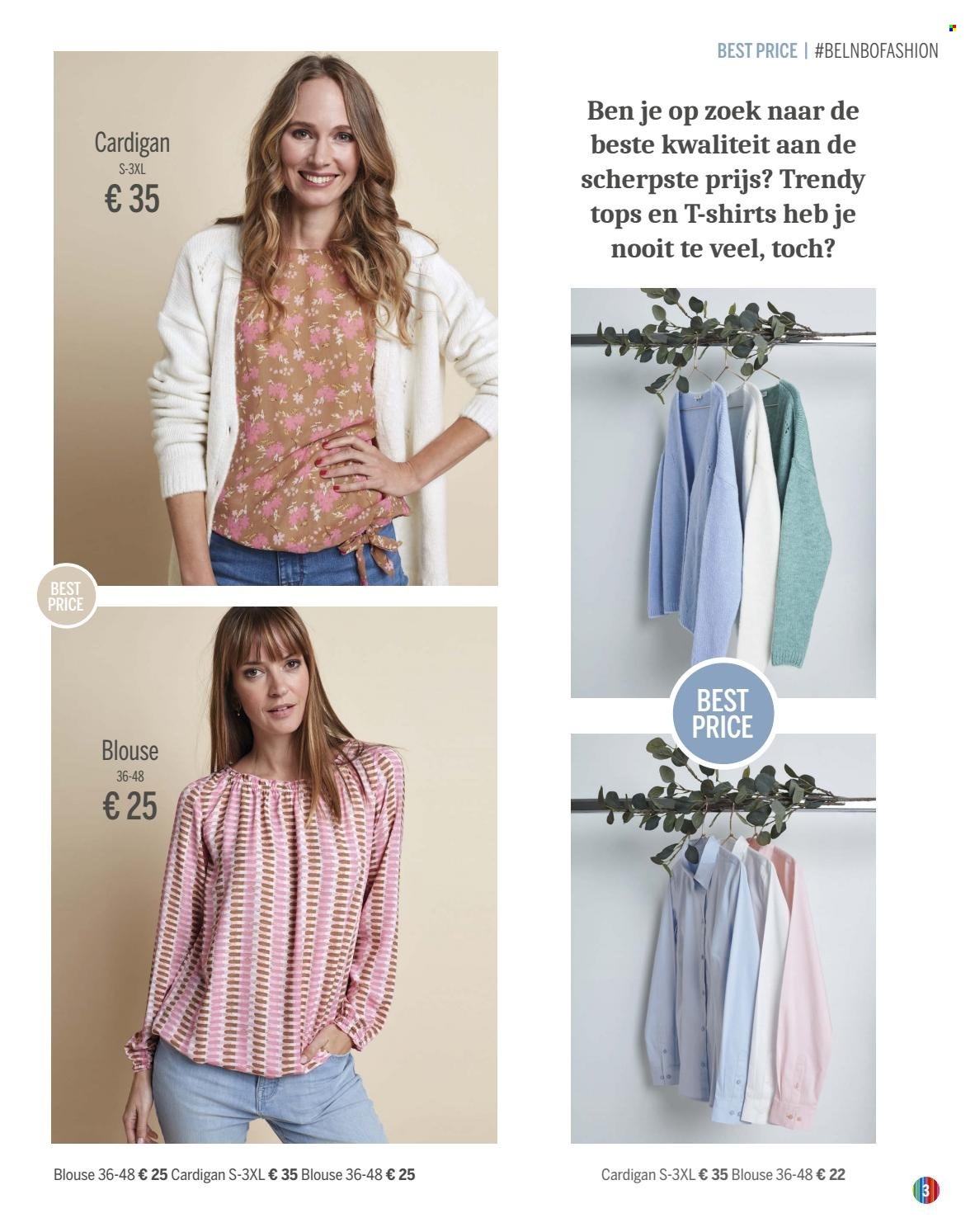 thumbnail - Bel&Bo-aanbieding -  producten in de aanbieding - blouse, shirt, top, t-shirt. Pagina 3.
