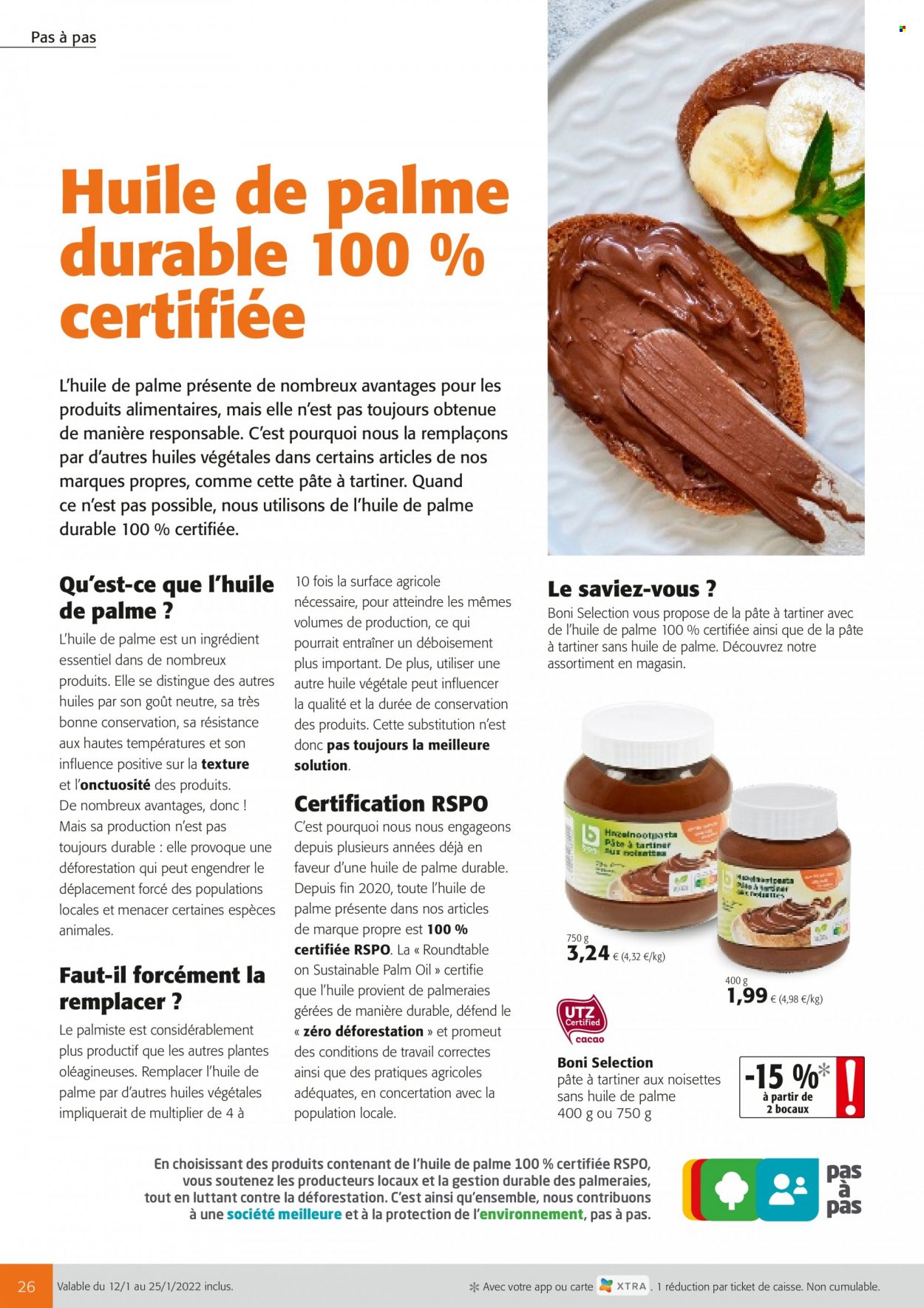 thumbnail - Catalogue Colruyt - 12/01/2022 - 25/01/2022 - Produits soldés - Boni, pâte à tartiner, bocal. Page 1.