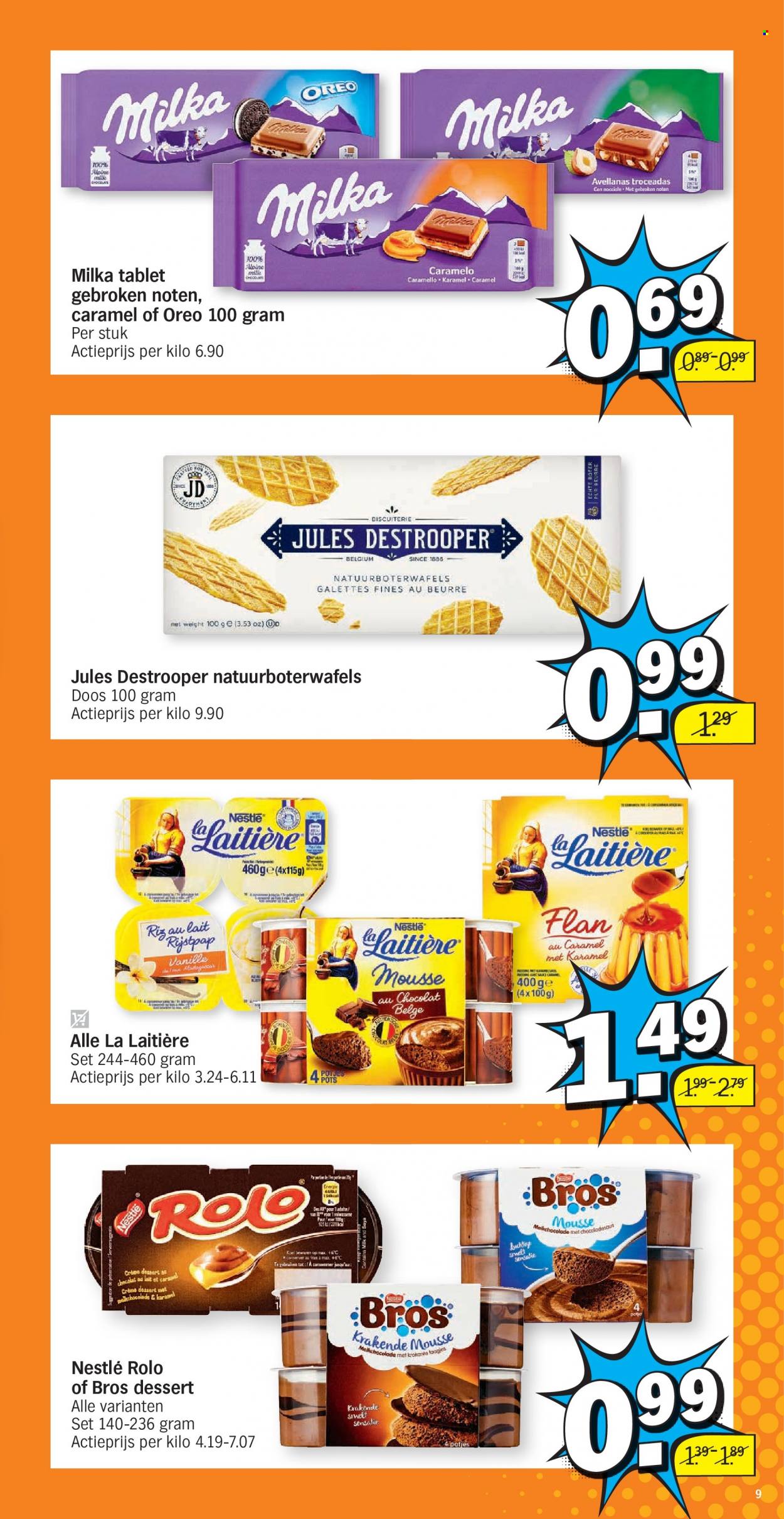 thumbnail - Albert Heijn-aanbieding - 17/01/2022 - 23/01/2022 -  producten in de aanbieding - Milka, crème, Oreo, melkchocolade, Nestlé, Cars, Fa. Pagina 9.