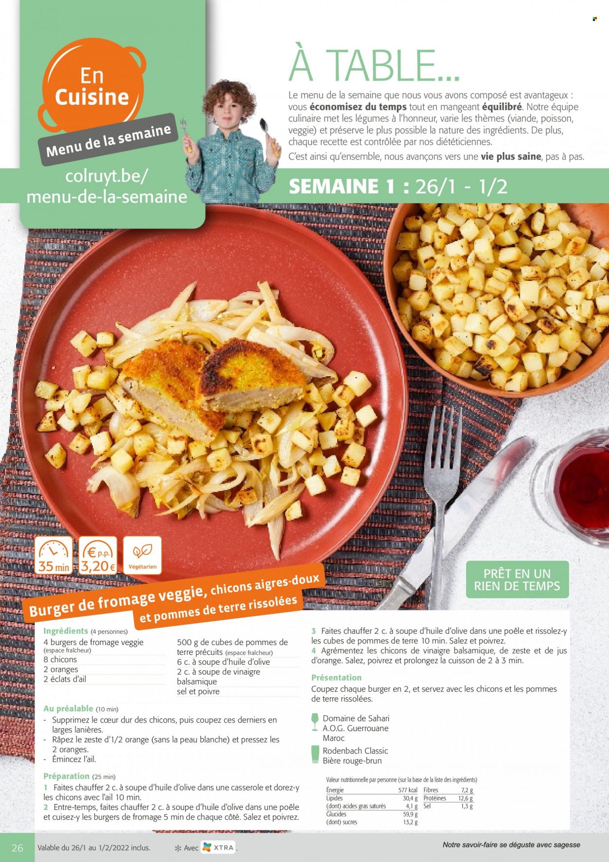 thumbnail - Colruyt-aanbieding - 26/01/2022 - 08/02/2022 -  producten in de aanbieding - vegetarisch eten, Veggie. Pagina 1.