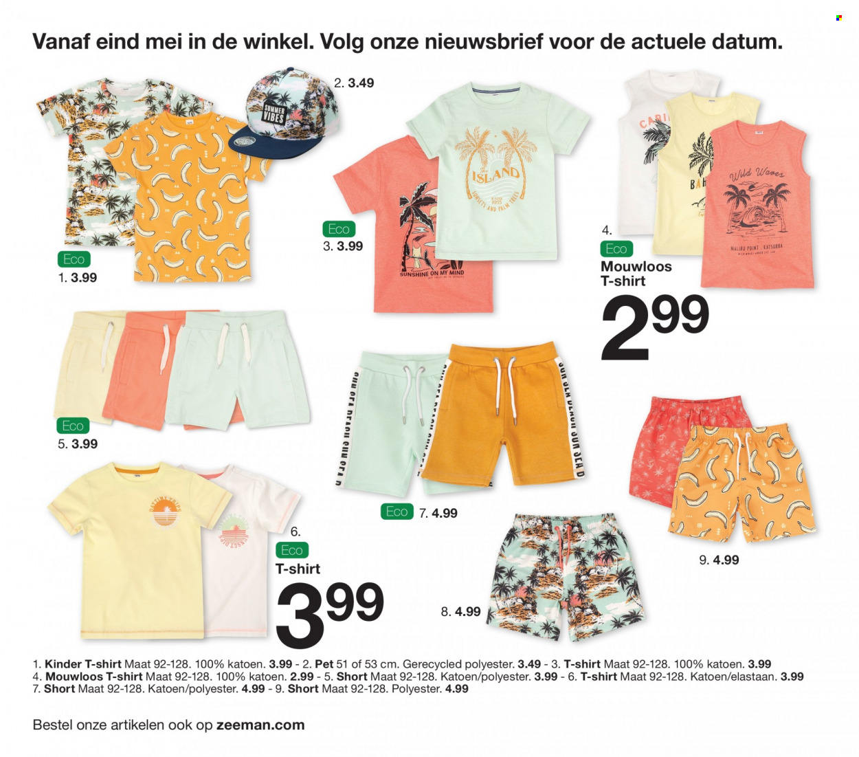 thumbnail - Catalogue Zeeman - Produits soldés - shorts, t-shirt. Page 38.