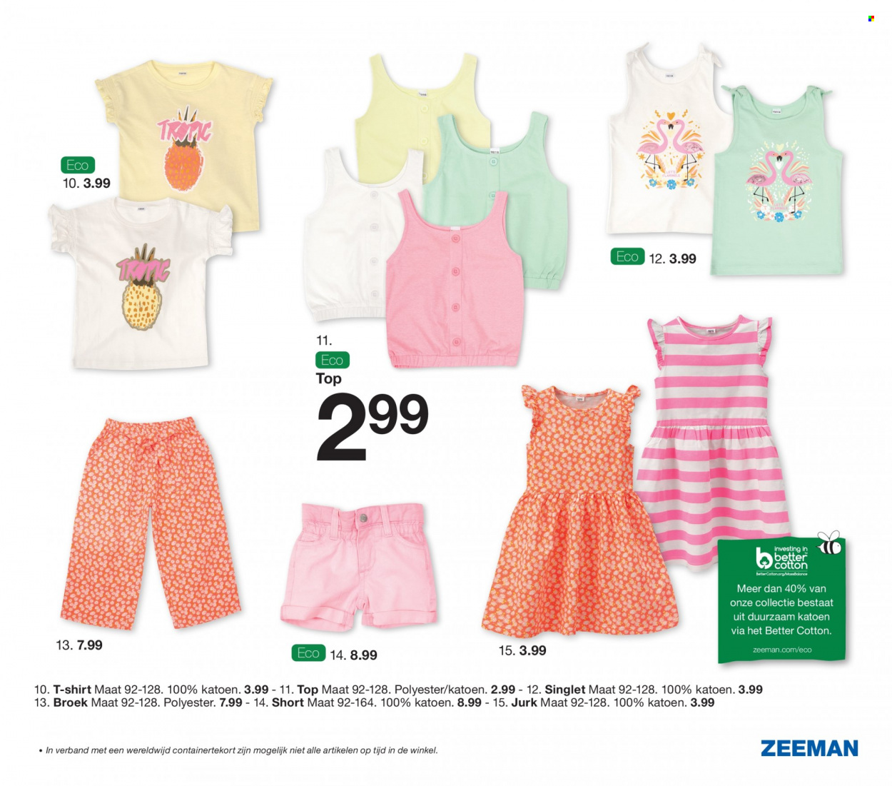 thumbnail - Catalogue Zeeman - Produits soldés - shorts, t-shirt. Page 39.