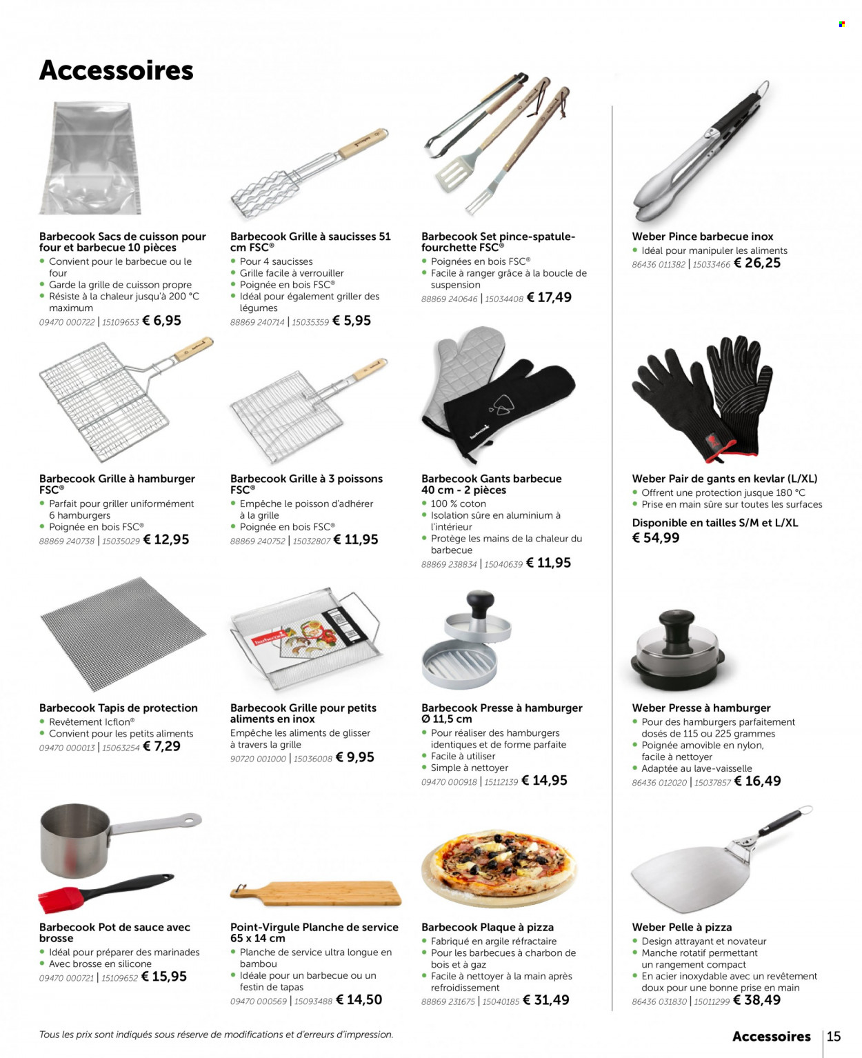 thumbnail - Catalogue AVEVE - Produits soldés - tapis, grill. Page 15.
