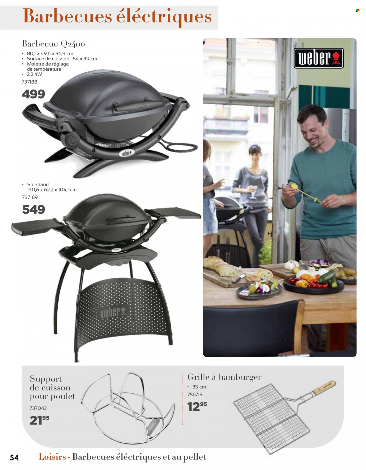 thumbnail - Catalogue Mr. Bricolage - 31/03/2022 - 30/06/2022 - Produits soldés - barbecue. Page 54.
