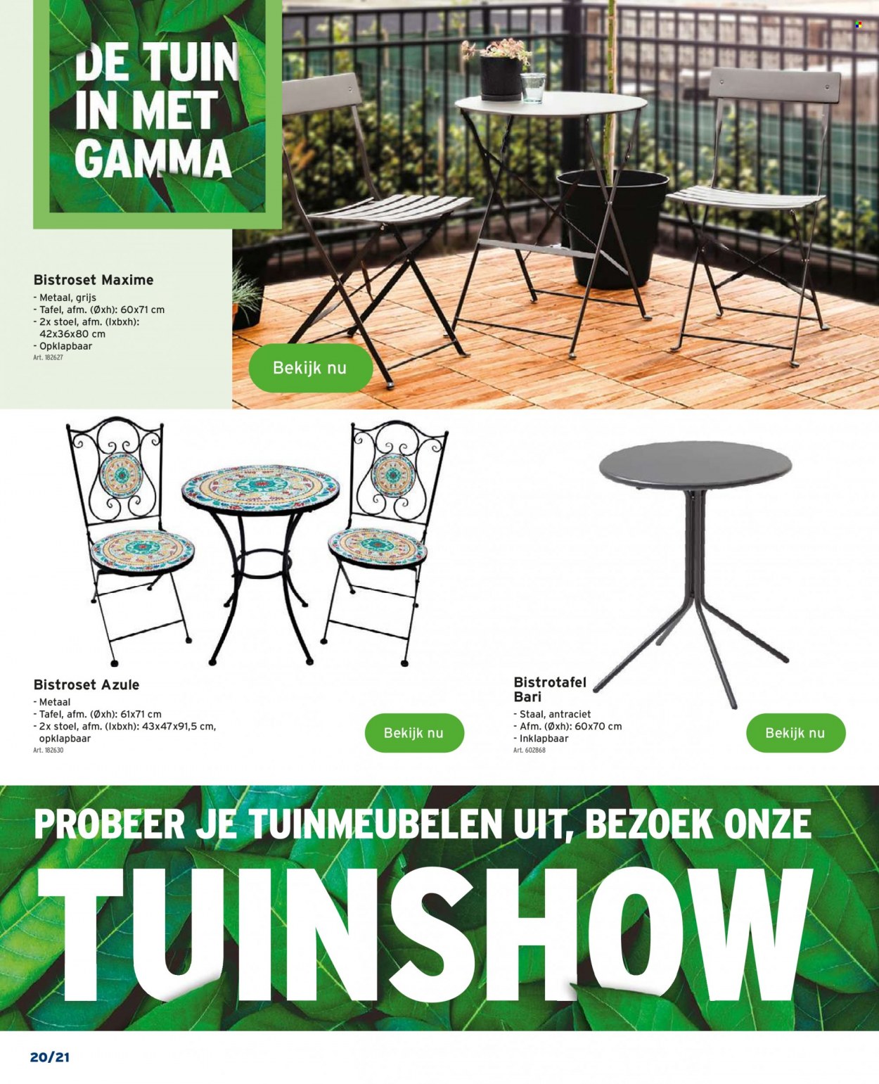 thumbnail - Gamma-aanbieding - 06/04/2022 - 28/06/2022 -  producten in de aanbieding - tuinmeubelen, stoel. Pagina 20.