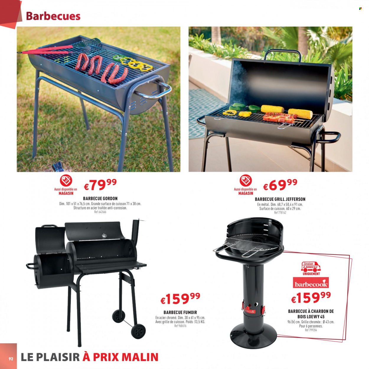 thumbnail - Catalogue Trafic - Produits soldés - barbecue, grill. Page 92.