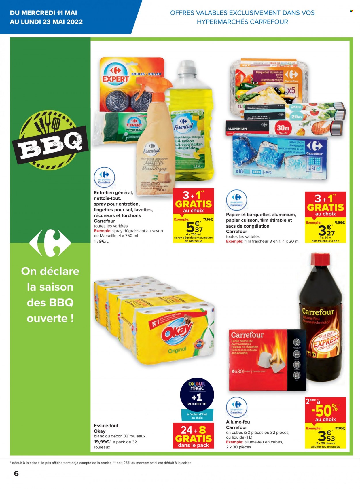 thumbnail - Carrefour hypermarkt-aanbieding - 11/05/2022 - 23/05/2022 -  producten in de aanbieding - BBQ. Pagina 6.