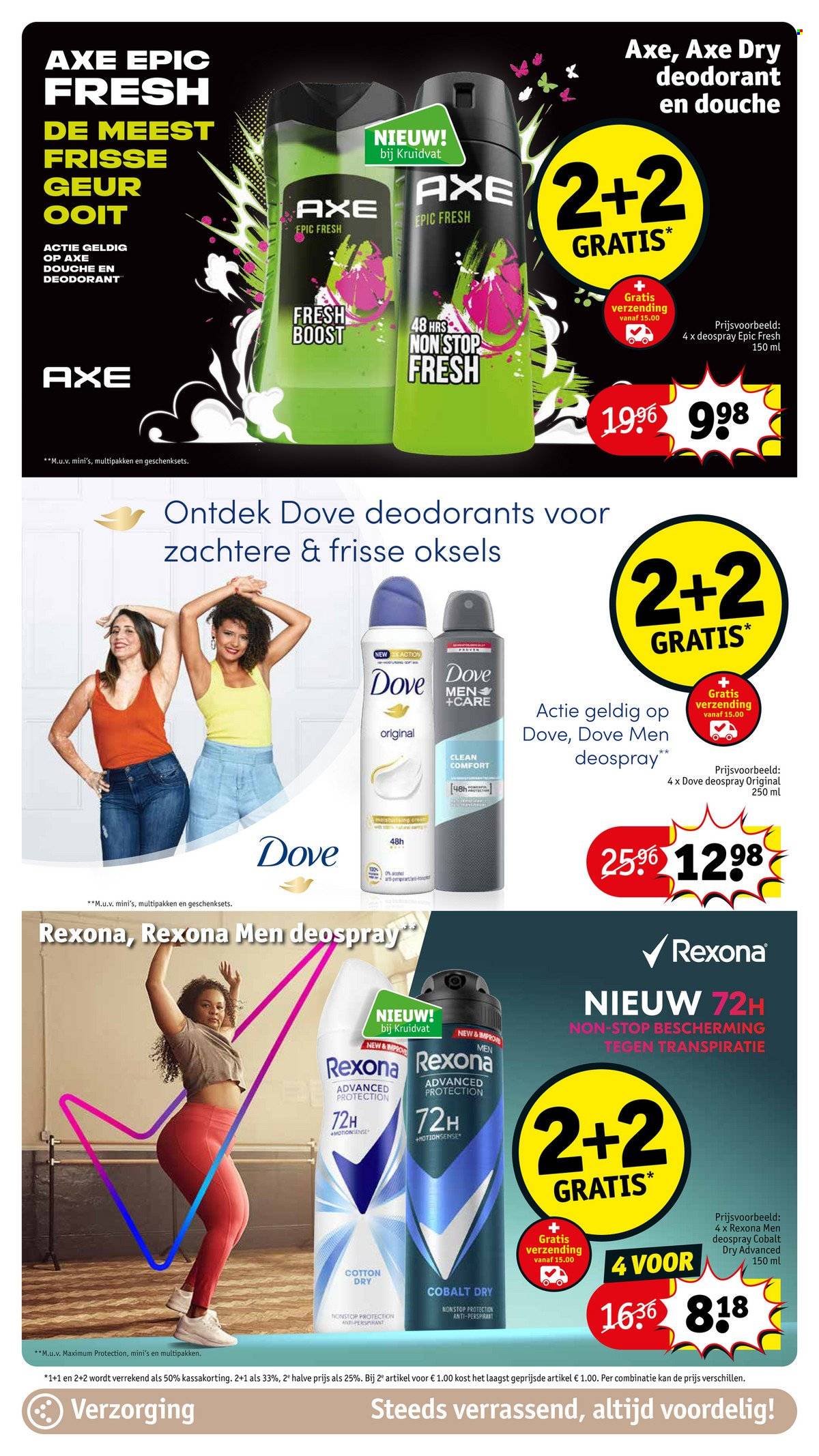 thumbnail - Catalogue Kruidvat - 10/05/2022 - 22/05/2022 - Produits soldés - Dove, Axe, déodorant, desodorisant, Rexona. Page 16.