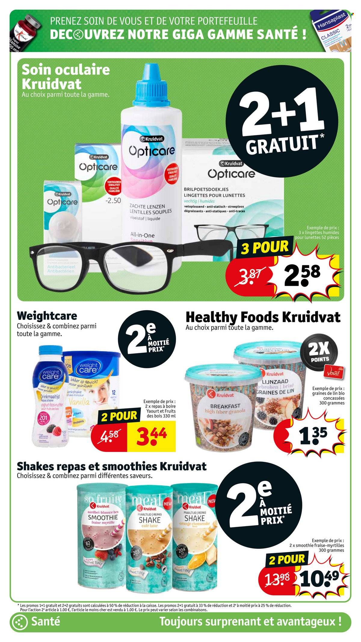 thumbnail - Catalogue Kruidvat - 10/05/2022 - 22/05/2022 - Produits soldés - smoothie, lingettes, lunettes, granola. Page 38.