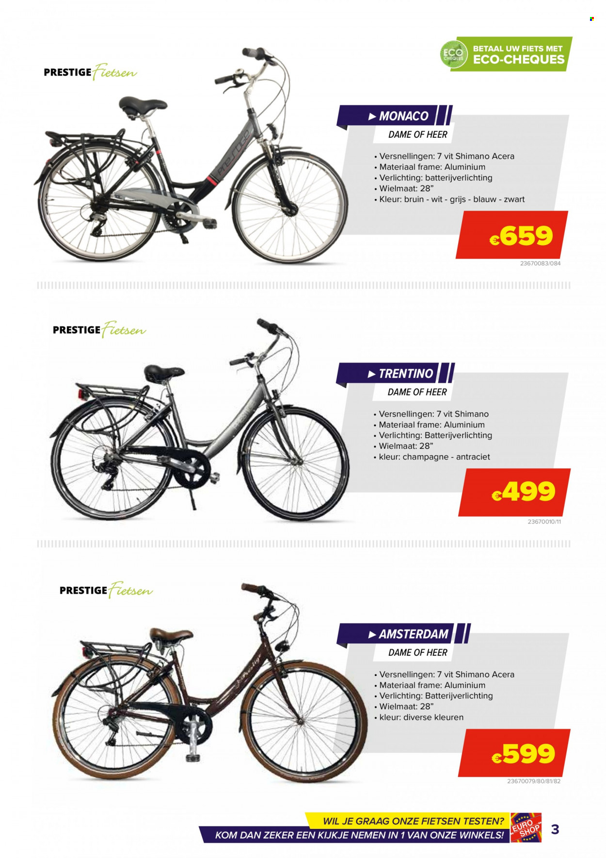 thumbnail - Euro Shop-aanbieding - 17/05/2022 - 31/08/2022 -  producten in de aanbieding - kom, Shimano, fiets, verlichting. Pagina 3.