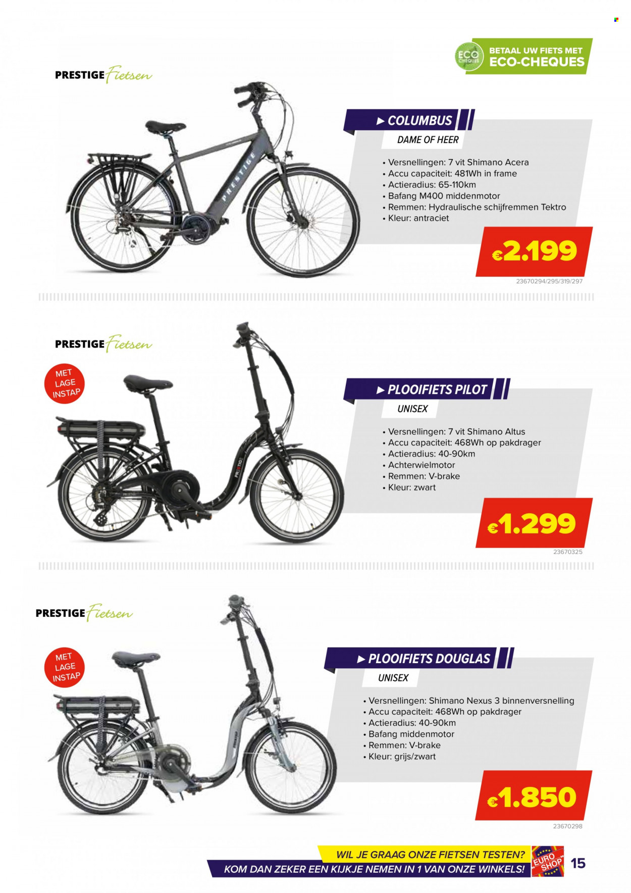 thumbnail - Euro Shop-aanbieding - 17/05/2022 - 31/08/2022 -  producten in de aanbieding - kom, Shimano, fiets. Pagina 15.