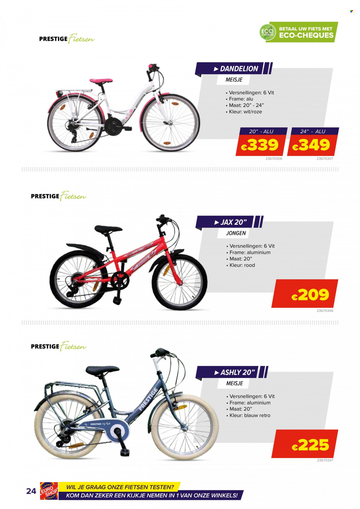 thumbnail - Euro Shop-aanbieding - 17/05/2022 - 31/08/2022 -  producten in de aanbieding - kom, fiets. Pagina 24.