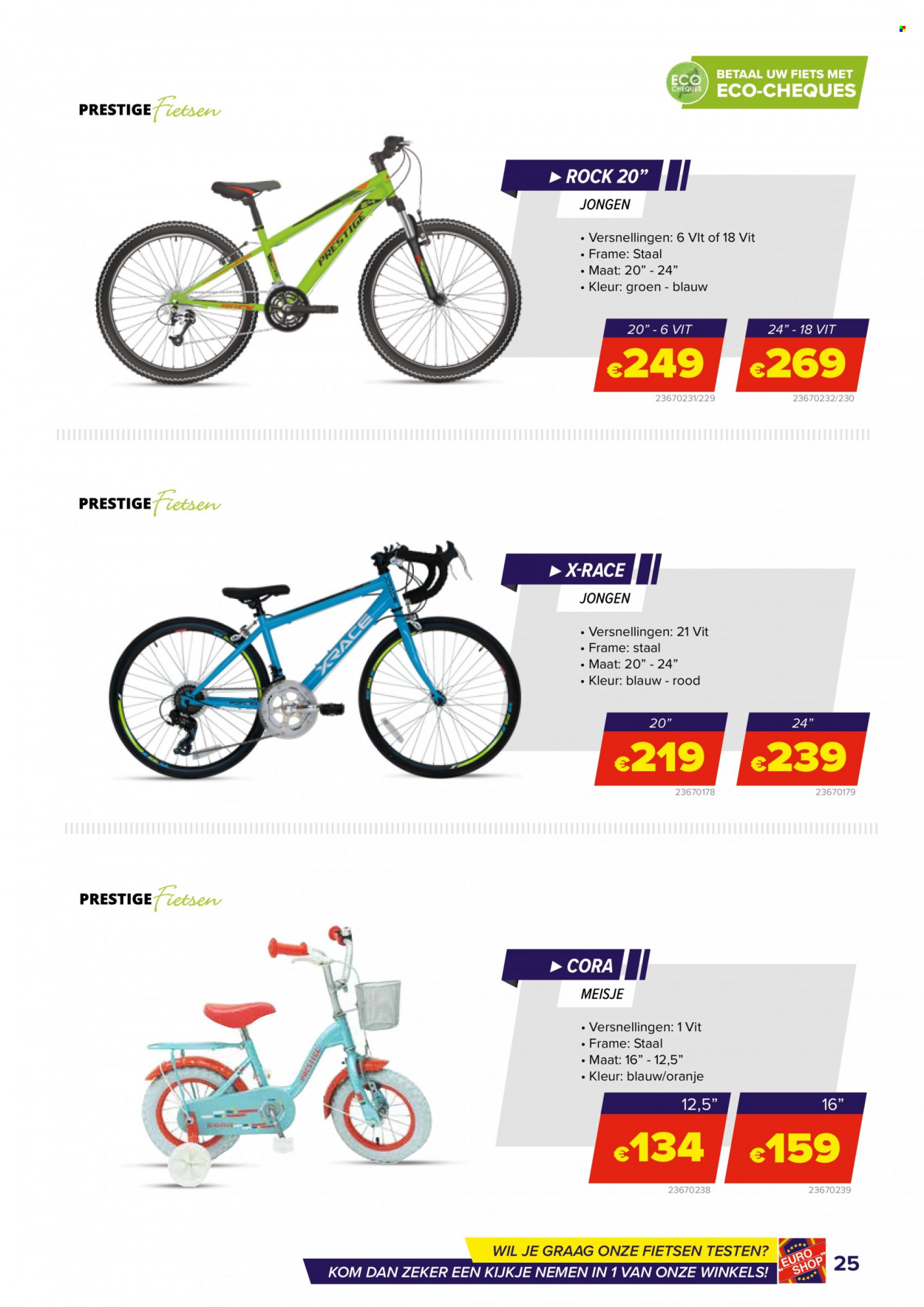 thumbnail - Euro Shop-aanbieding - 17/05/2022 - 31/08/2022 -  producten in de aanbieding - kom, fiets. Pagina 25.