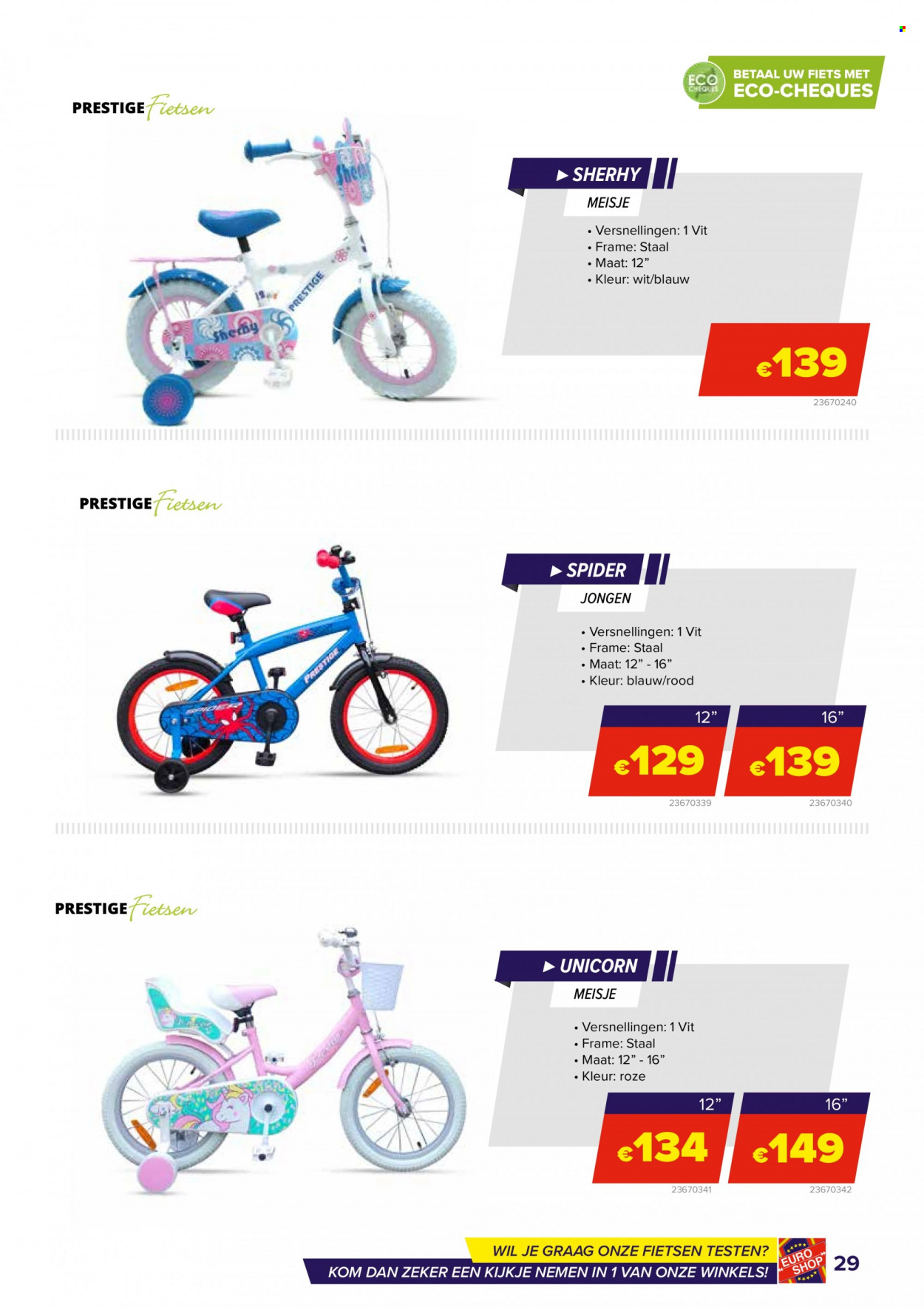thumbnail - Euro Shop-aanbieding - 17/05/2022 - 31/08/2022 -  producten in de aanbieding - kom, fiets. Pagina 29.