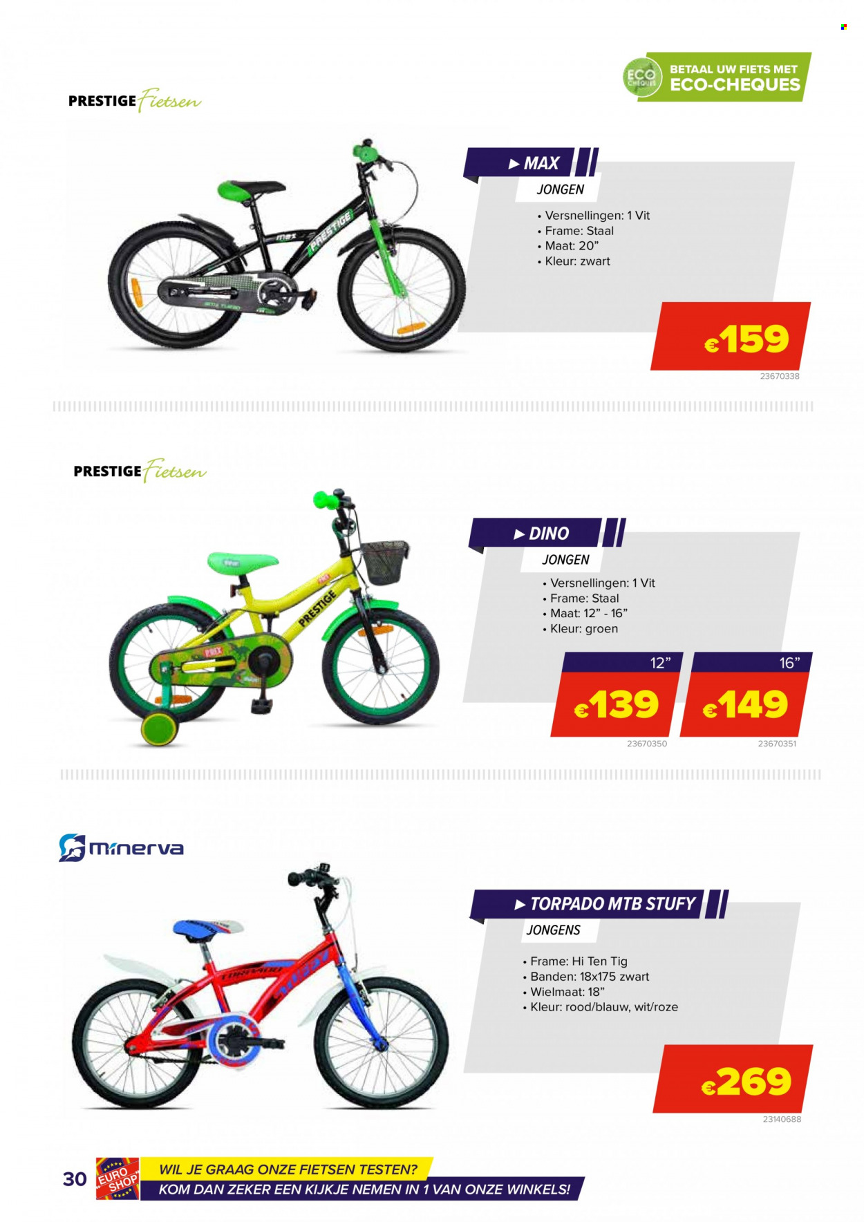 thumbnail - Euro Shop-aanbieding - 17/05/2022 - 31/08/2022 -  producten in de aanbieding - kom, fiets. Pagina 30.