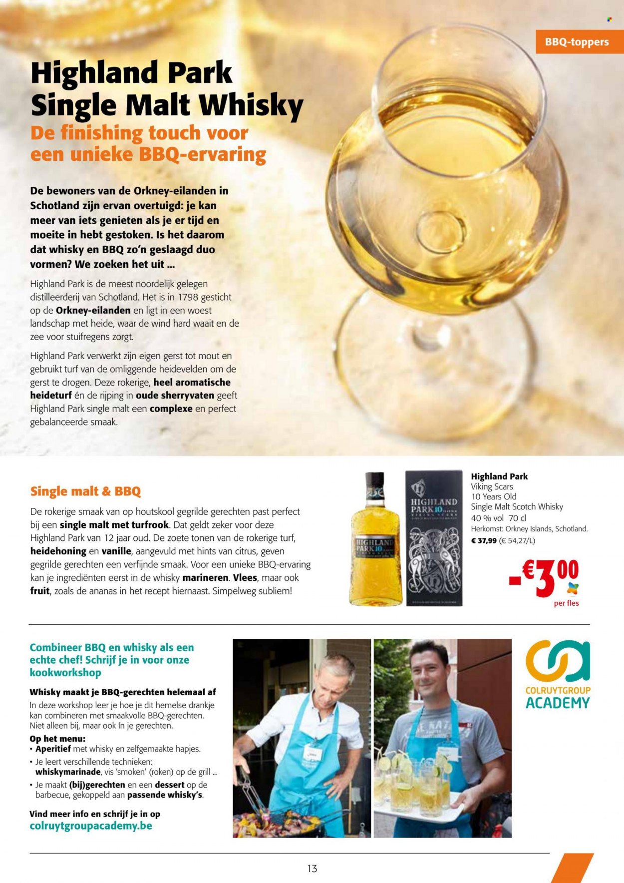 thumbnail - Colruyt-aanbieding - 18/05/2022 - 31/05/2022 -  producten in de aanbieding - ananas, BBQ, scotch whisky, Single Malt, whisky, grill. Pagina 13.