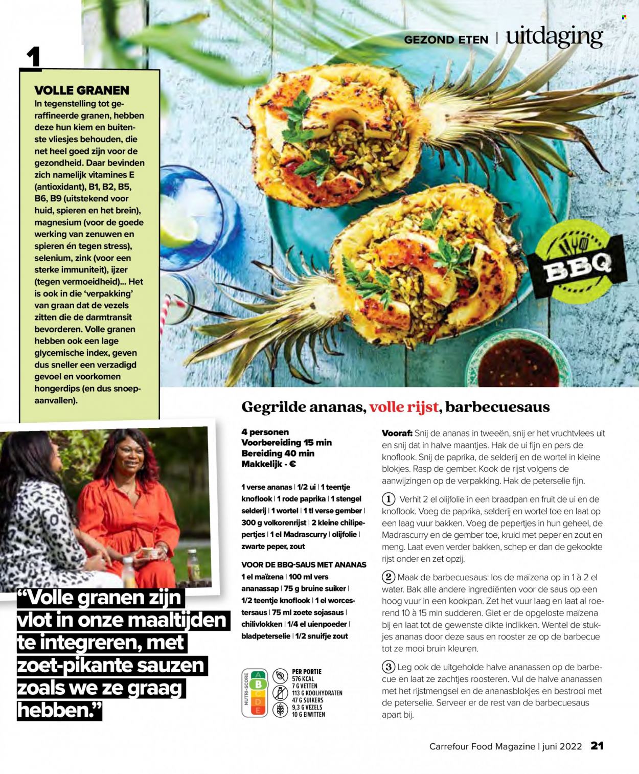 thumbnail - Catalogue Carrefour - 24/05/2022 - 29/06/2022 - Produits soldés - fleur de mais, magazine, barbecue, Magne B6. Page 21.