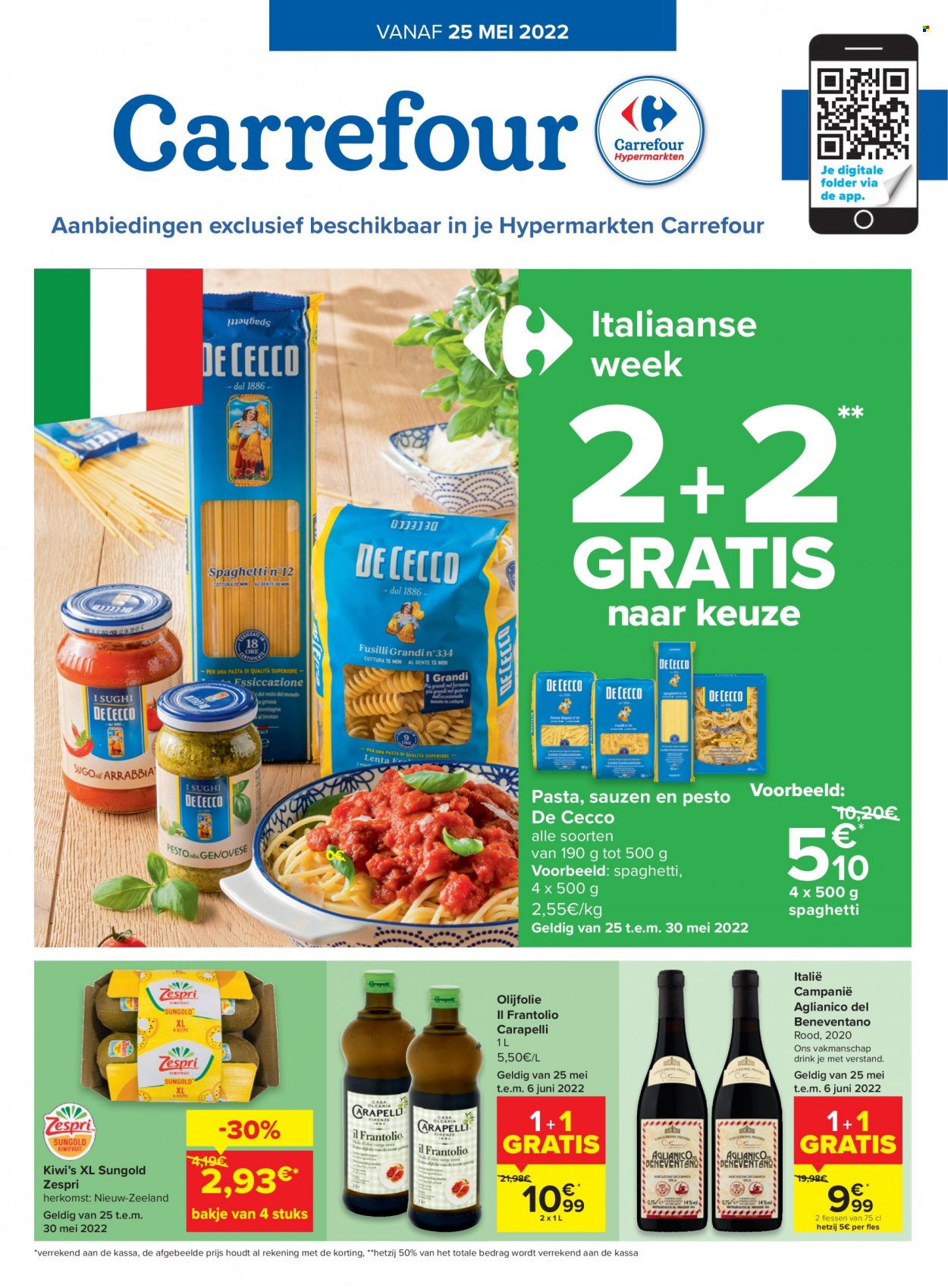 thumbnail - Catalogue Carrefour hypermarkt - 24/05/2022 - 30/05/2022 - Produits soldés - kiwi, pesto. Page 1.