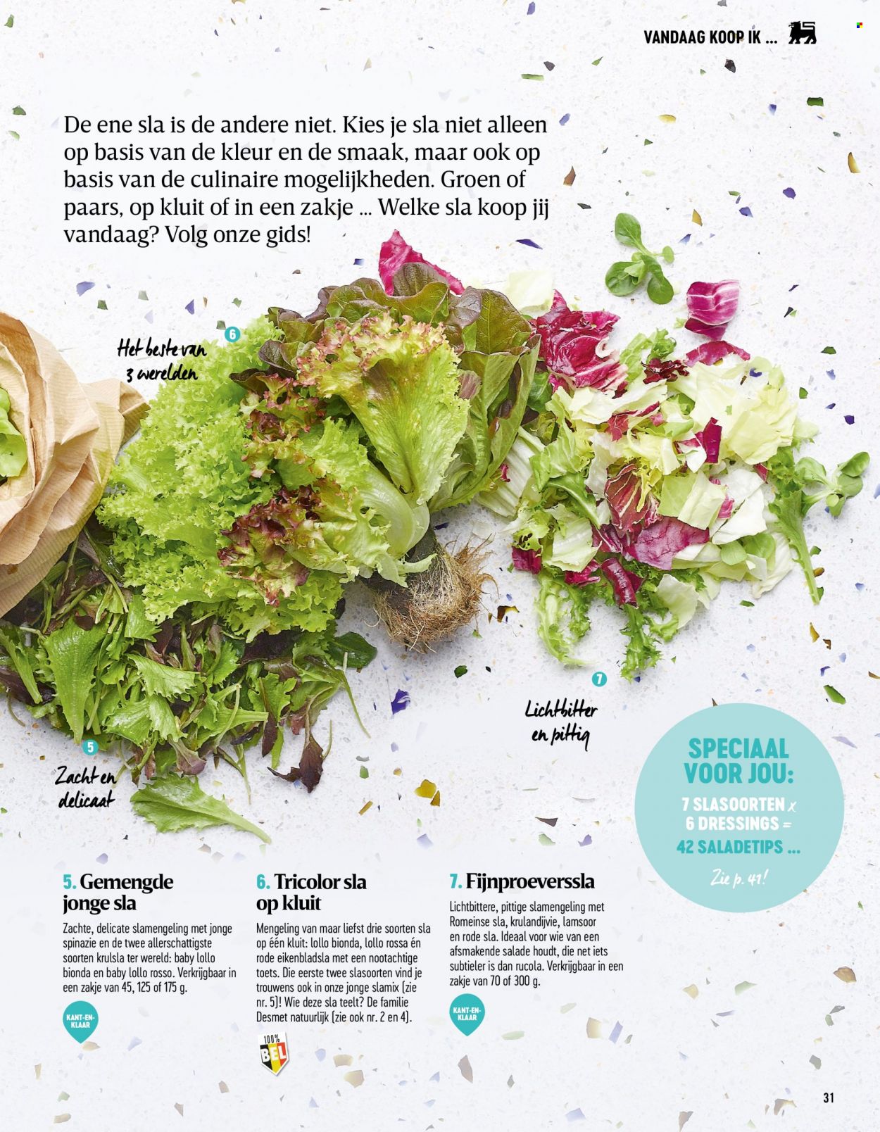 thumbnail - Catalogue Delhaize - Produits soldés - salade. Page 31.
