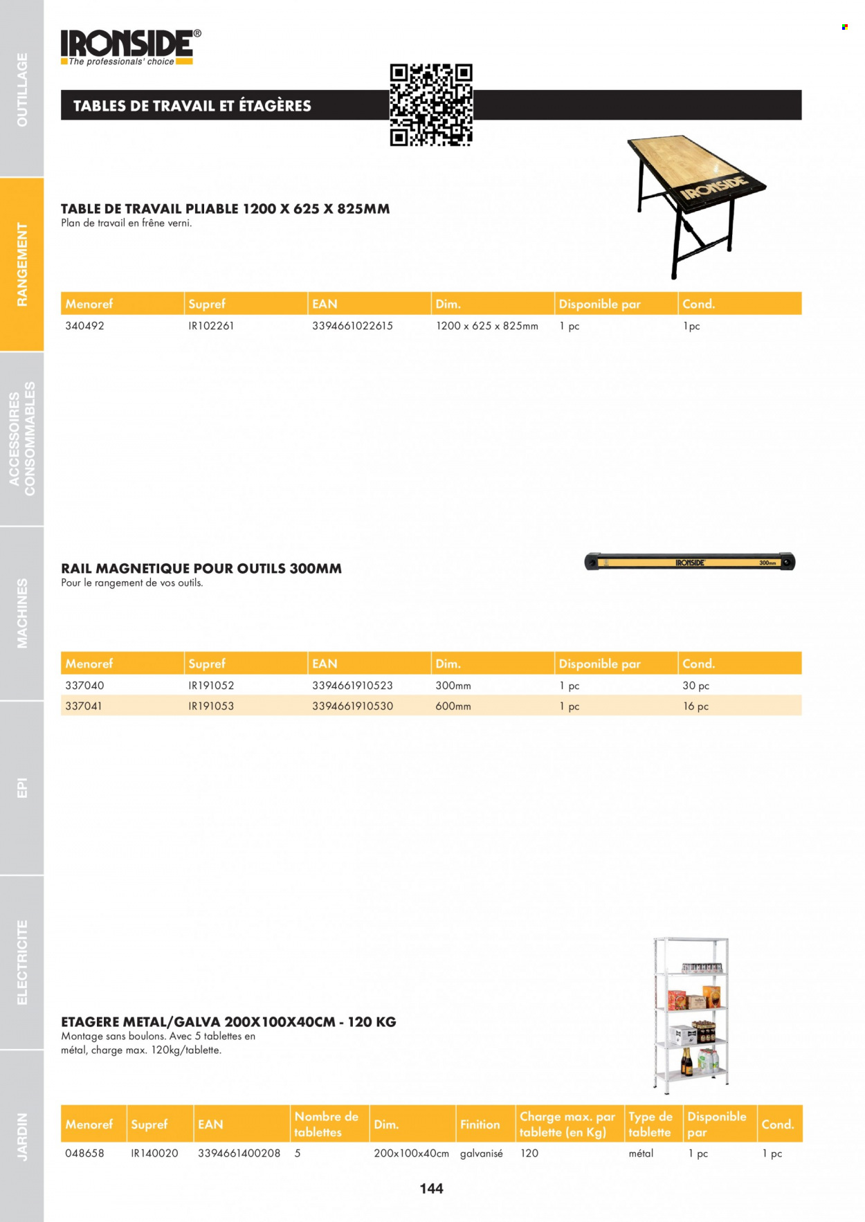 thumbnail - Catalogue HandyHome - 01/01/2022 - 31/12/2022 - Produits soldés - table. Page 144.