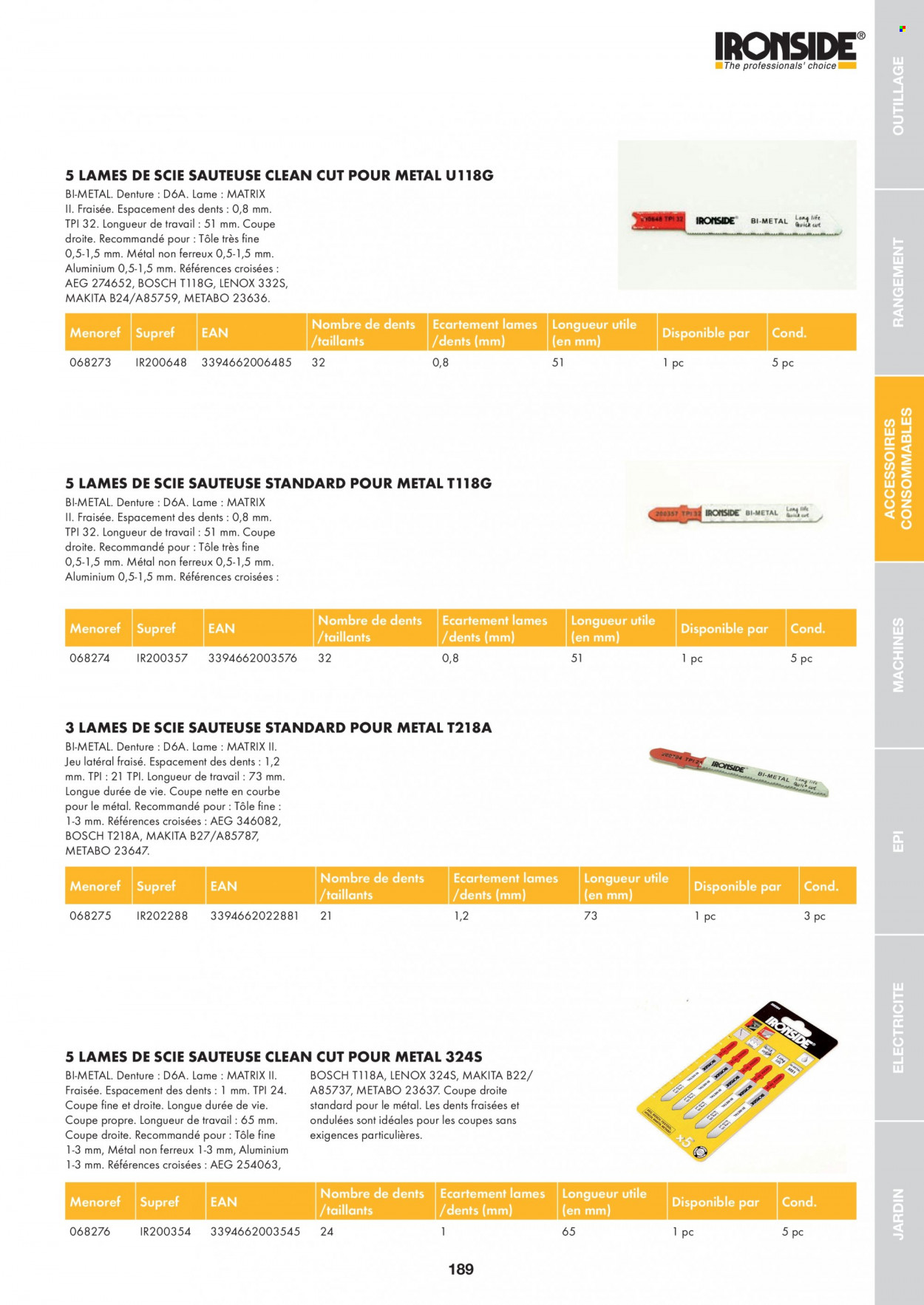thumbnail - Catalogue HandyHome - 01/01/2022 - 31/12/2022 - Produits soldés - Bosch. Page 189.
