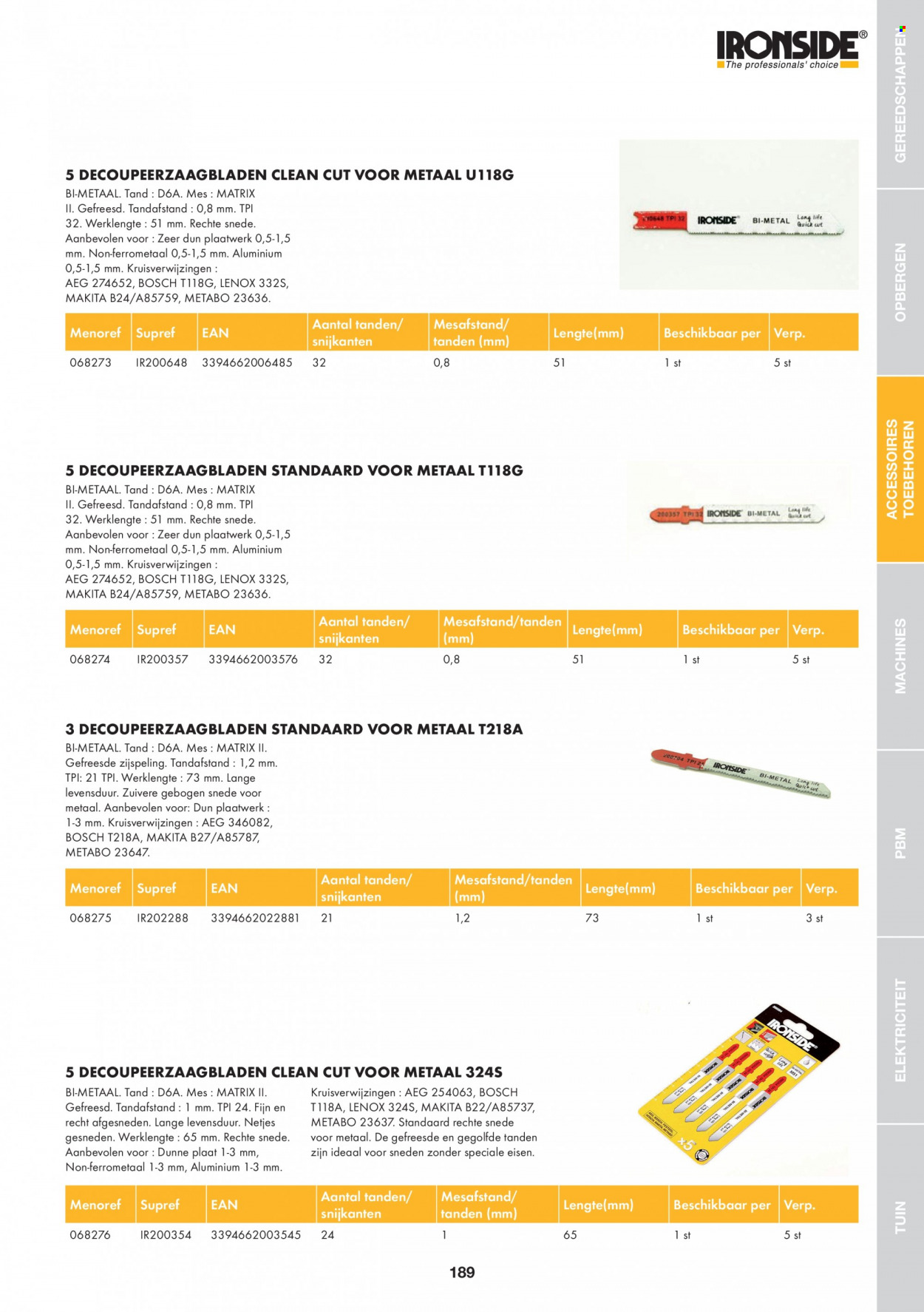 thumbnail - HandyHome-aanbieding - 01/01/2022 - 31/12/2022 -  producten in de aanbieding - messen, Bosch, Metabo. Pagina 189.
