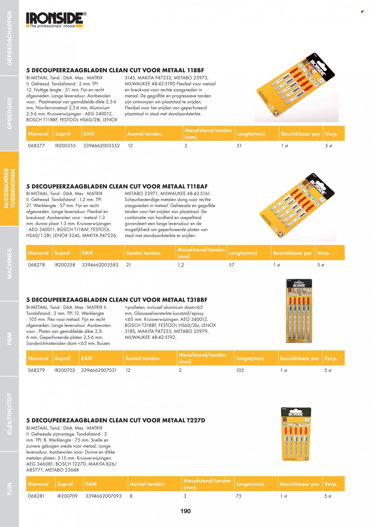 thumbnail - HandyHome-aanbieding - 01/01/2022 - 31/12/2022 -  producten in de aanbieding - messen, Bosch, Metabo. Pagina 190.