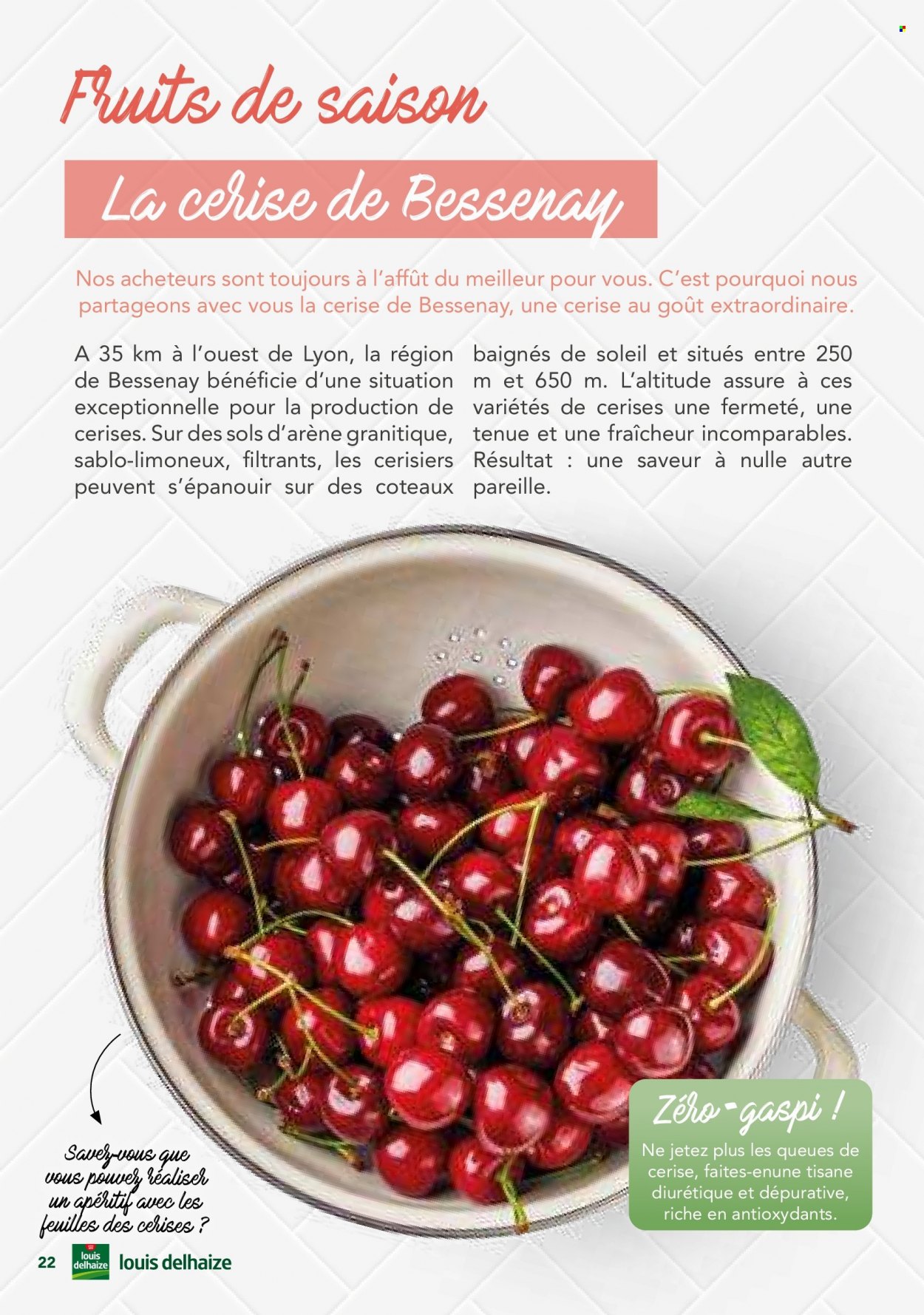 thumbnail - Catalogue Louis Delhaize - Produits soldés - fraises, apéritif. Page 22.