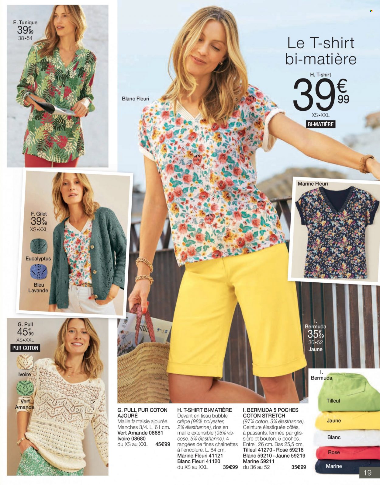 thumbnail - Catalogue Damart - Produits soldés - pantalon, robe, t-shirt, gilet, pull. Page 19.