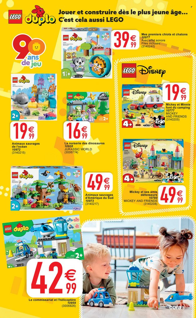 thumbnail - Cora-aanbieding - 14/06/2022 - 27/06/2022 -  producten in de aanbieding - Disney, messen, LEGO, LEGO DUPLO. Pagina 3.