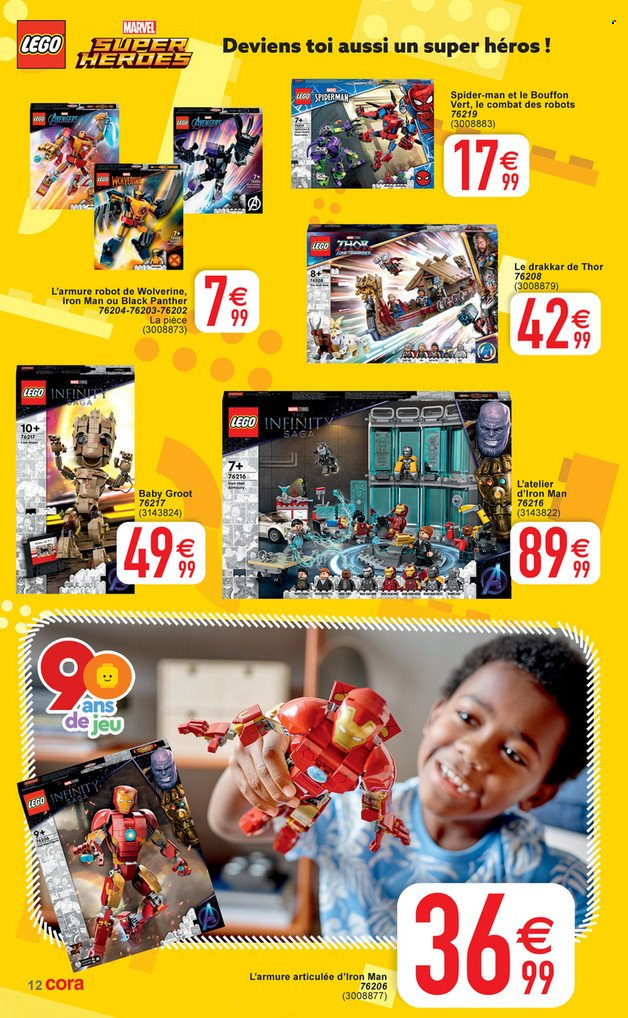 thumbnail - Catalogue Cora - 14/06/2022 - 27/06/2022 - Produits soldés - pain, Spiderman, Lego. Page 12.