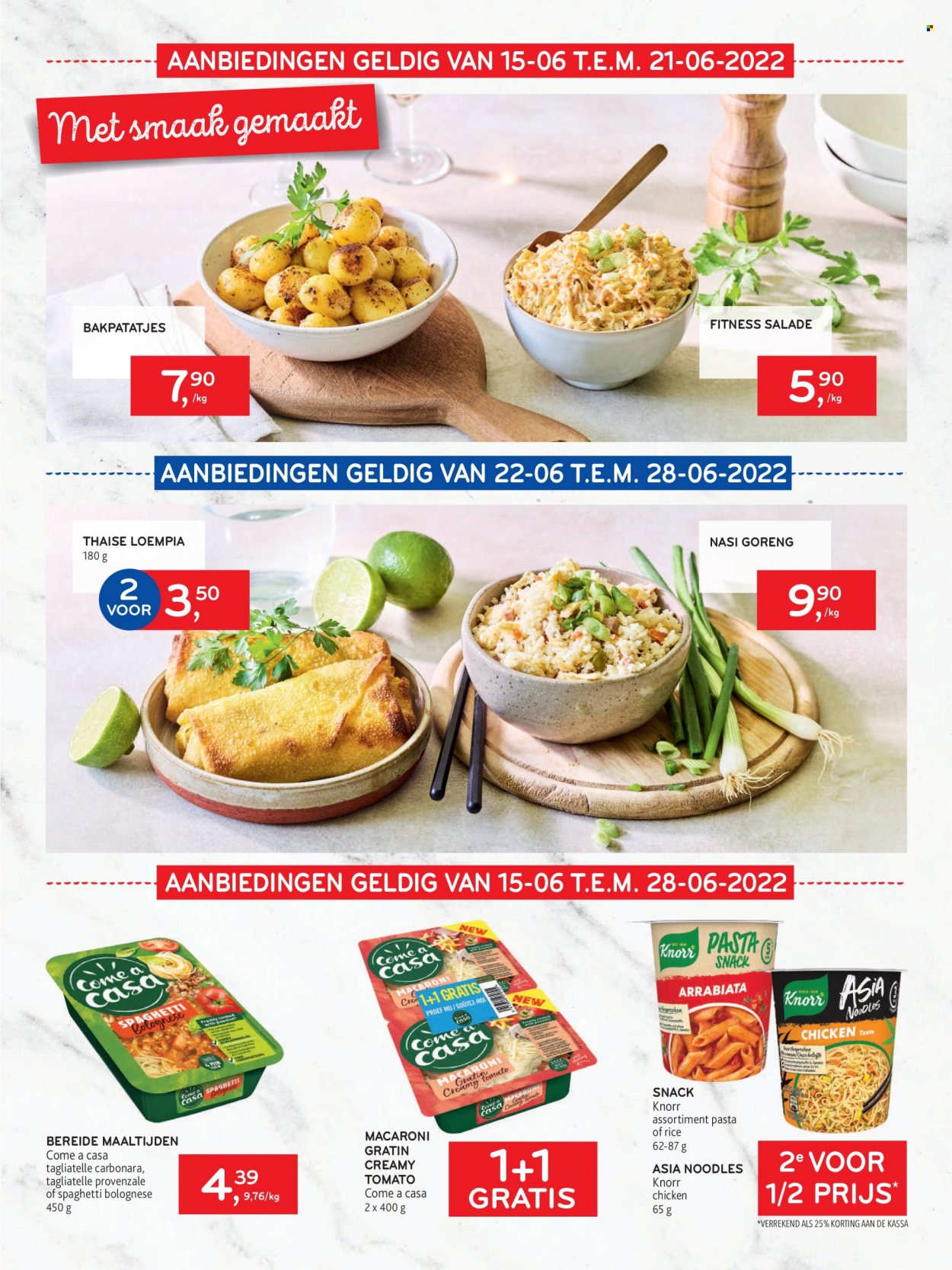 thumbnail - Alvo-aanbieding - 15/06/2022 - 28/06/2022 -  producten in de aanbieding - Knorr, macaroni, pasta, spaghetti, tagliatelle. Pagina 9.