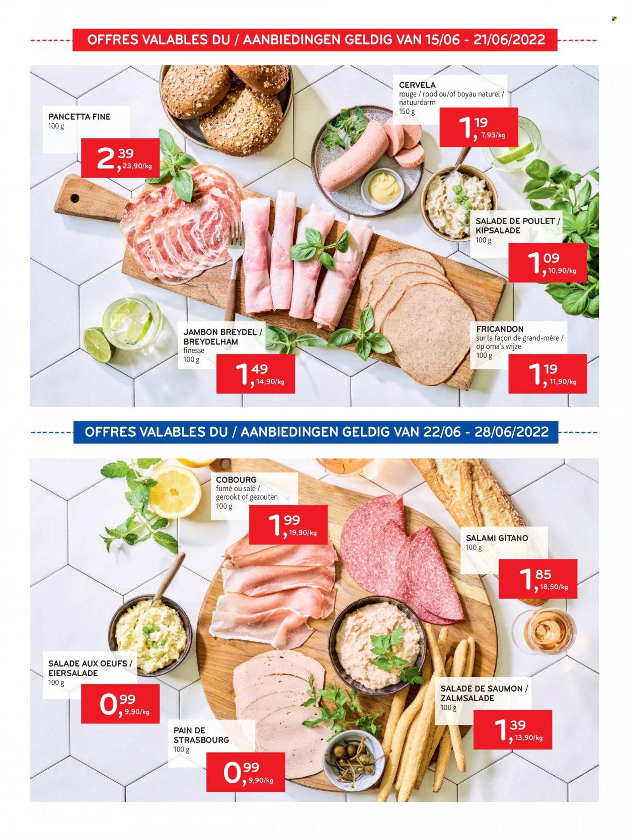 thumbnail - Catalogue Alvo - 15/06/2022 - 28/06/2022 - Produits soldés - salade, pain, saumon, pancetta, salami. Page 5.