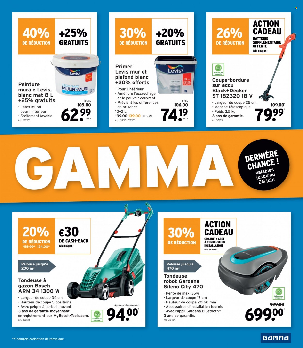 thumbnail - Gamma-aanbieding - 15/06/2022 - 28/06/2022 -  producten in de aanbieding - Gamma, Bosch, mat, Black & Decker. Pagina 25.