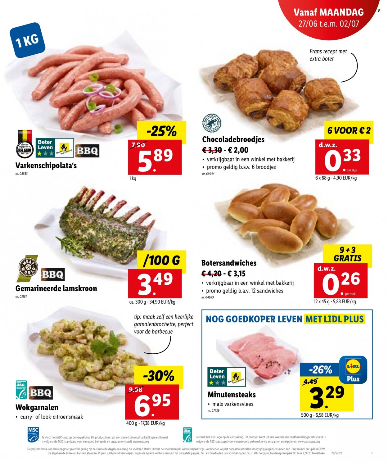 thumbnail - Catalogue Lidl - 27/06/2022 - 02/07/2022 - Produits soldés - curry, vis, barbecue. Page 3.