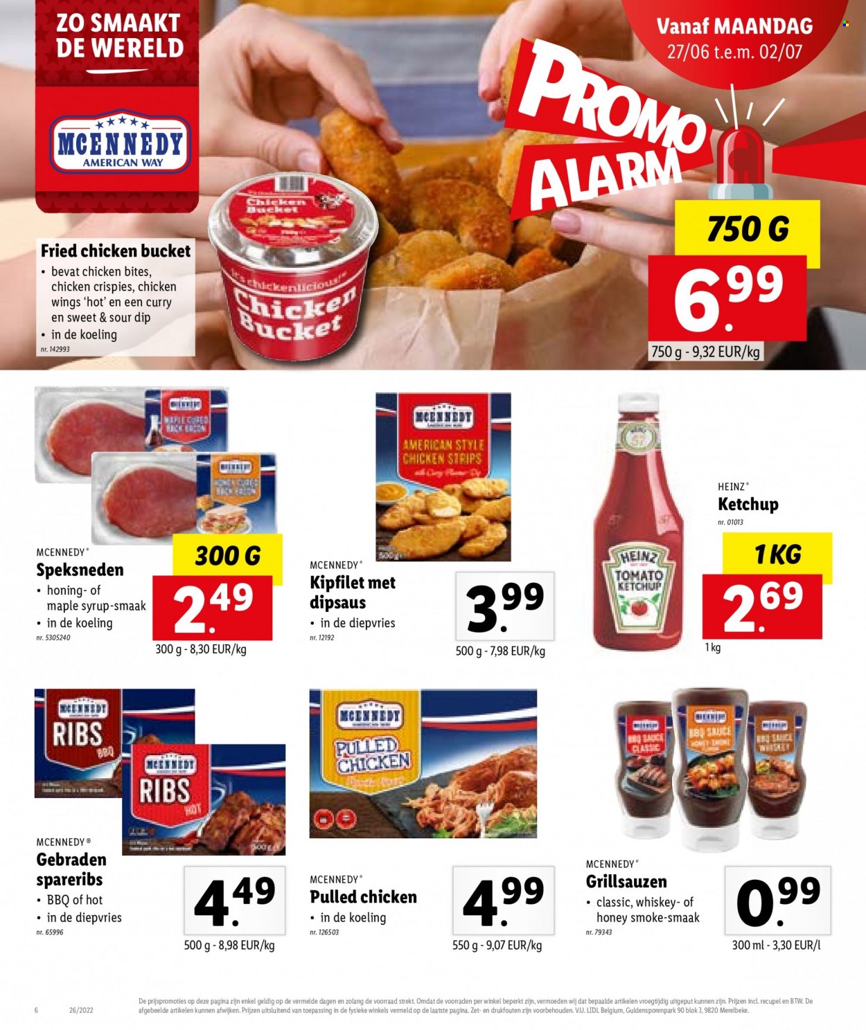 thumbnail - Catalogue Lidl - 27/06/2022 - 02/07/2022 - Produits soldés - Heinz, curry, ketchup, alcool, whisky. Page 6.
